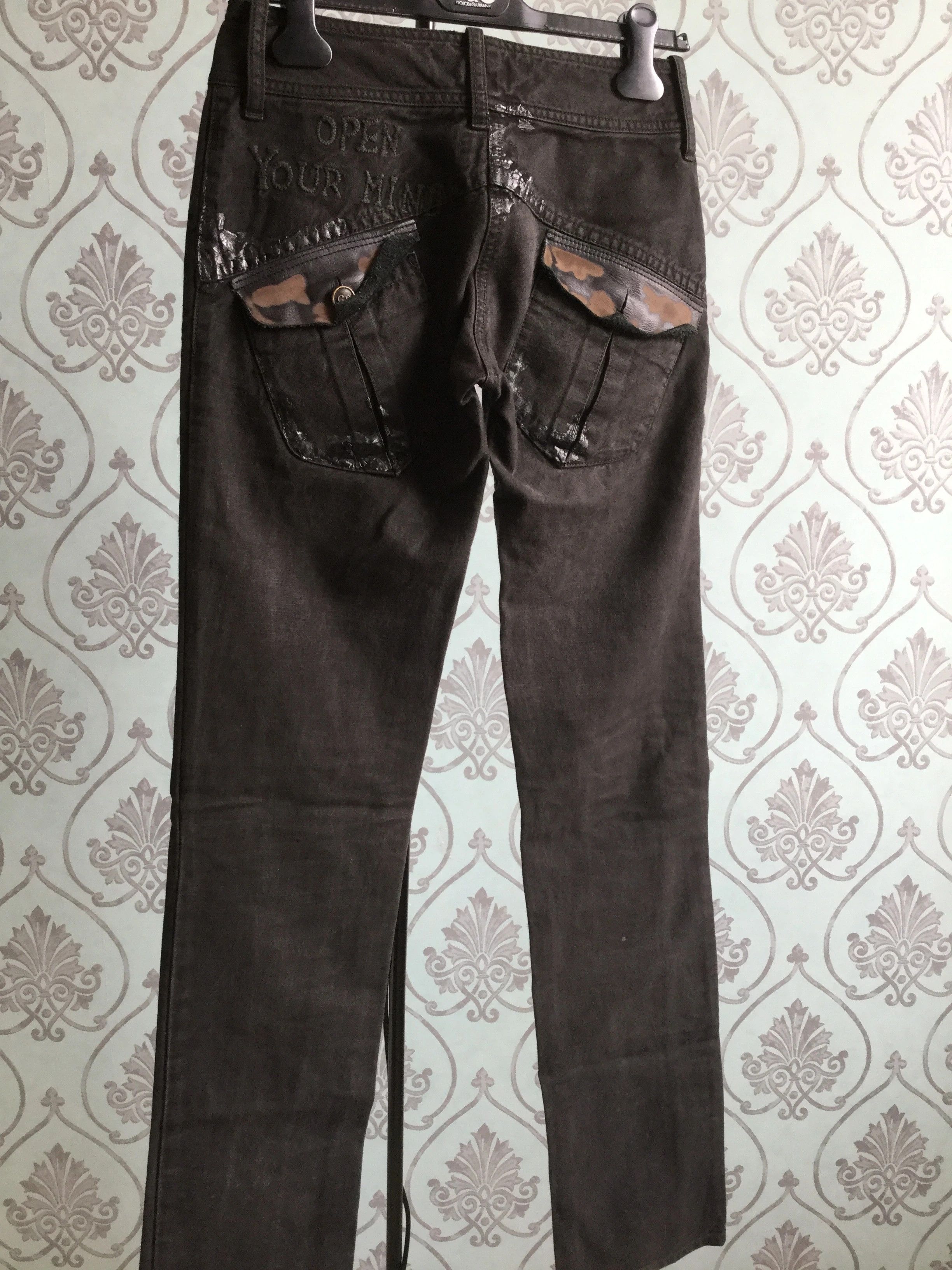 Share Spirit Homme Fullprinted jeans.Like Yohjji Yamamoto or Uma Wang Size 26" / US 2 / IT 38 - 5 Thumbnail