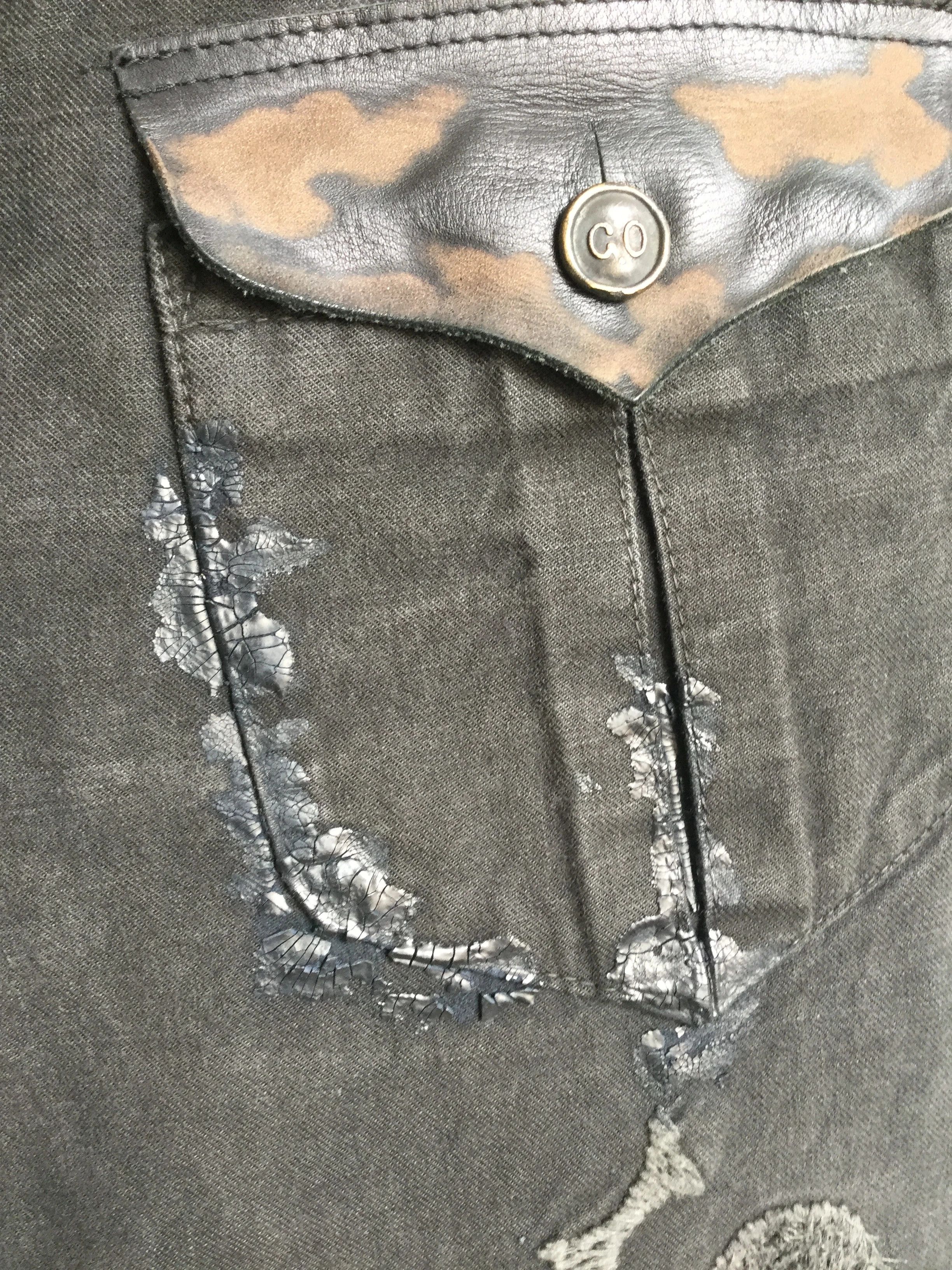 Share Spirit Homme Fullprinted jeans.Like Yohjji Yamamoto or Uma Wang Size 26" / US 2 / IT 38 - 3 Thumbnail