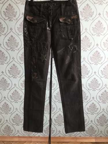 Share Spirit Homme Fullprinted jeans.Like Yohjji Yamamoto or Uma Wang Size 26" / US 2 / IT 38 - 1 Thumbnail