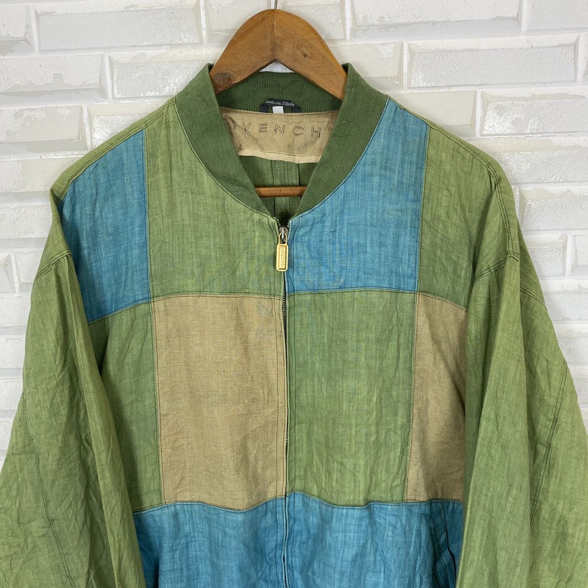 Givenchy ☀️Givenchy Gentleman Paris zipper leinen jacket Size US L / EU 52-54 / 3 - 5 Thumbnail