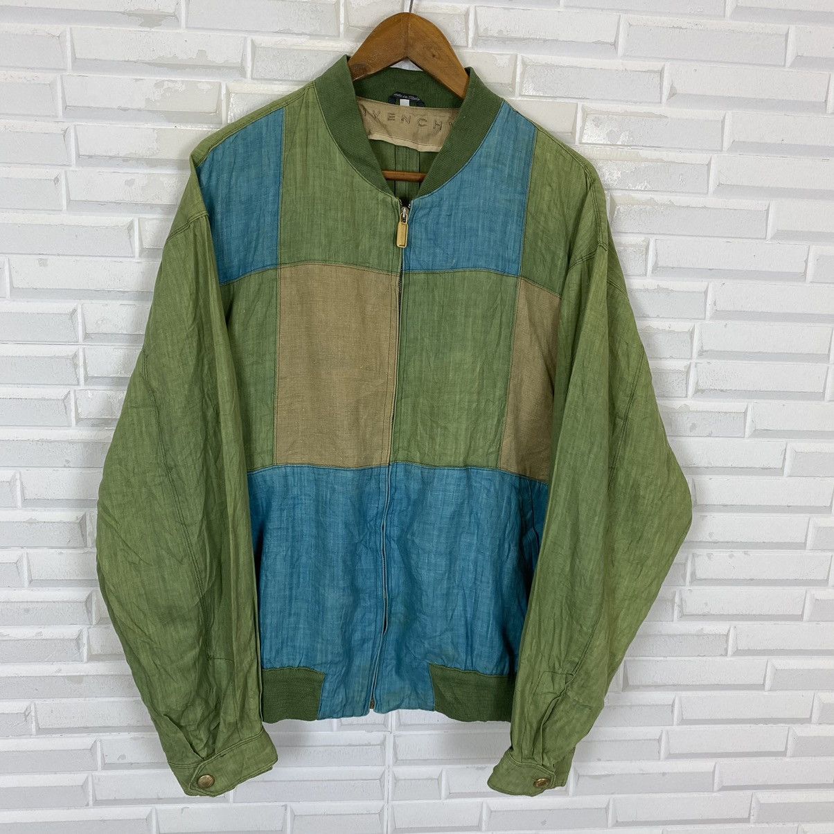 Givenchy ☀️Givenchy Gentleman Paris zipper leinen jacket Size US L / EU 52-54 / 3 - 3 Thumbnail