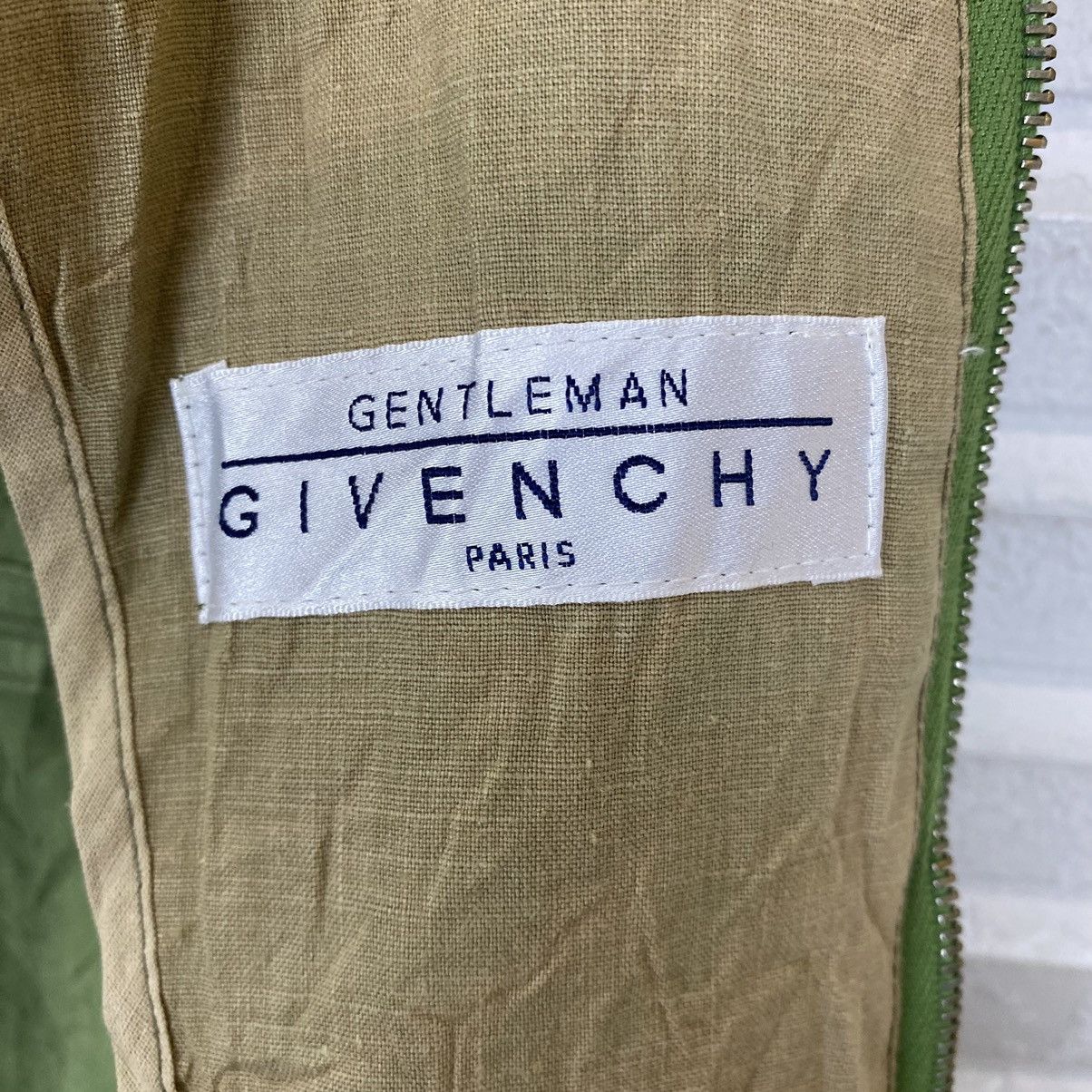 Givenchy ☀️Givenchy Gentleman Paris zipper leinen jacket Size US L / EU 52-54 / 3 - 12 Thumbnail