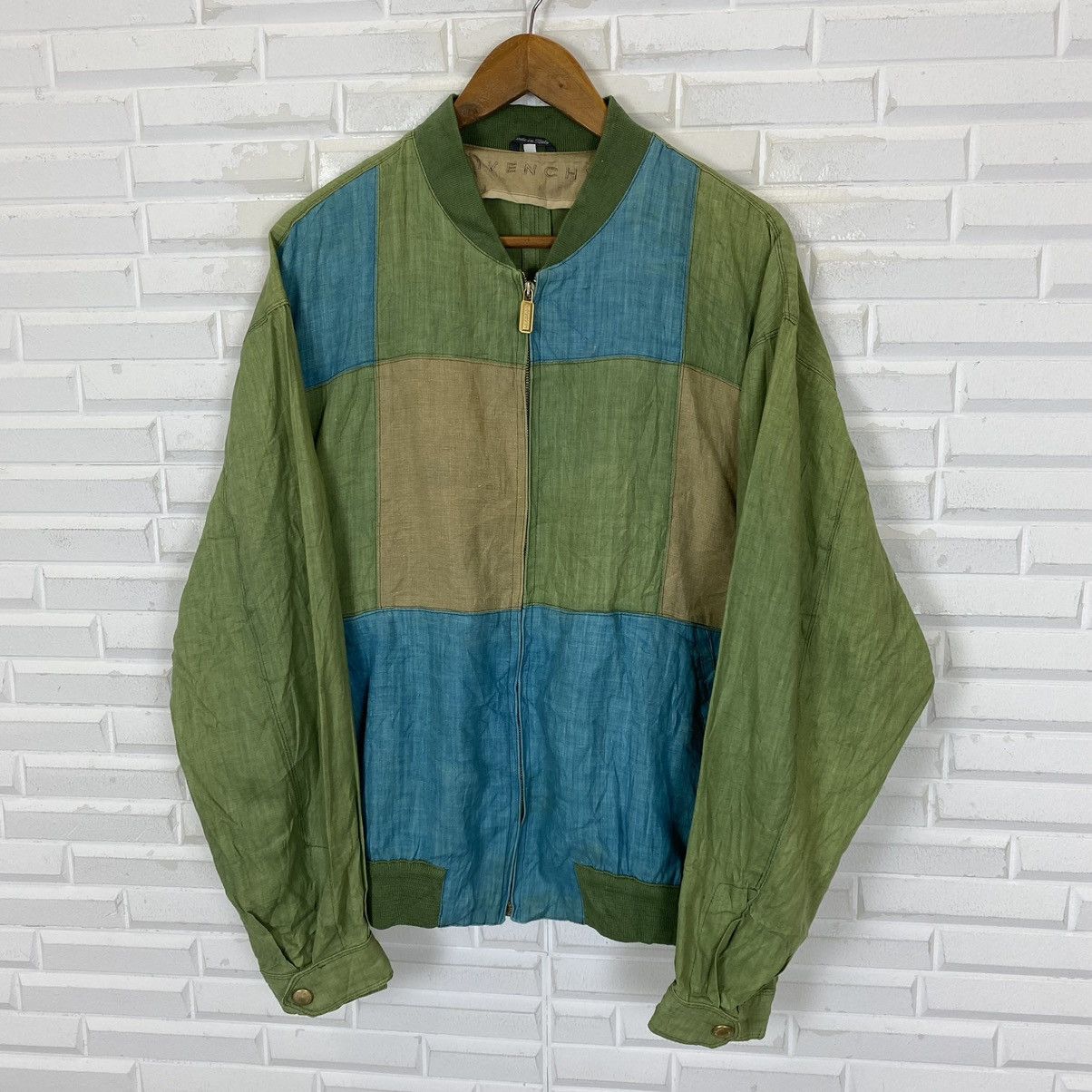 Givenchy ☀️Givenchy Gentleman Paris zipper leinen jacket Size US L / EU 52-54 / 3 - 4 Thumbnail