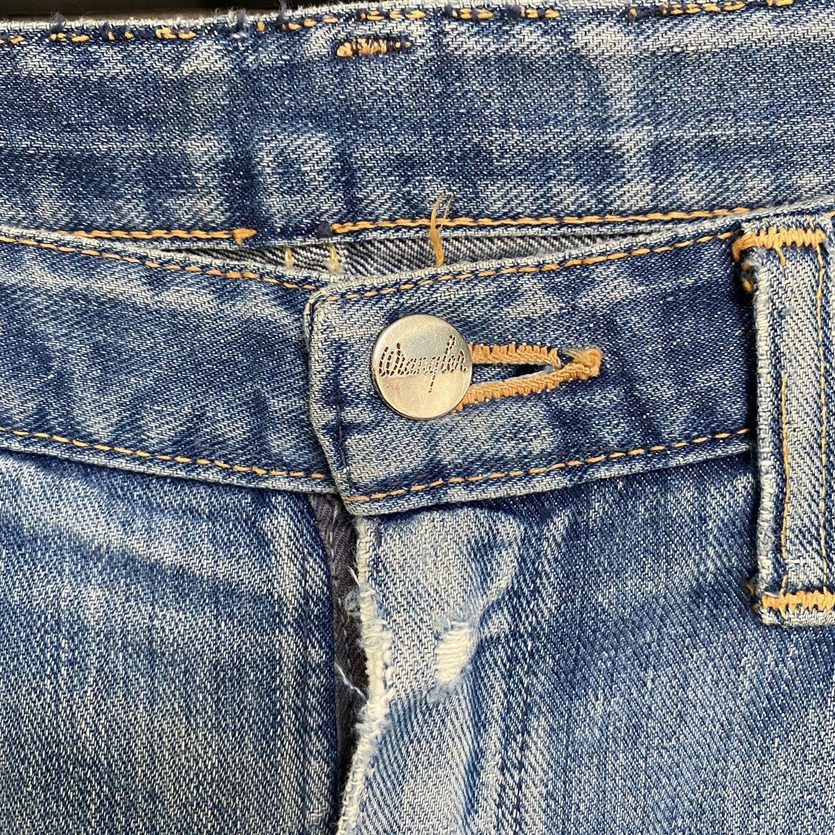 Wrangler Vintage 60s Wrangler Blue Bell Damage Jeans 32x29 Size US 32 / EU 48 - 9 Thumbnail
