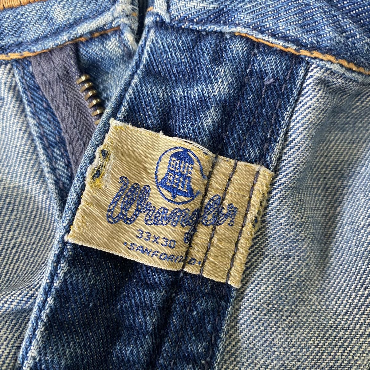 Wrangler Vintage 60s Wrangler Blue Bell Damage Jeans 32x29 Size US 32 / EU 48 - 21 Thumbnail