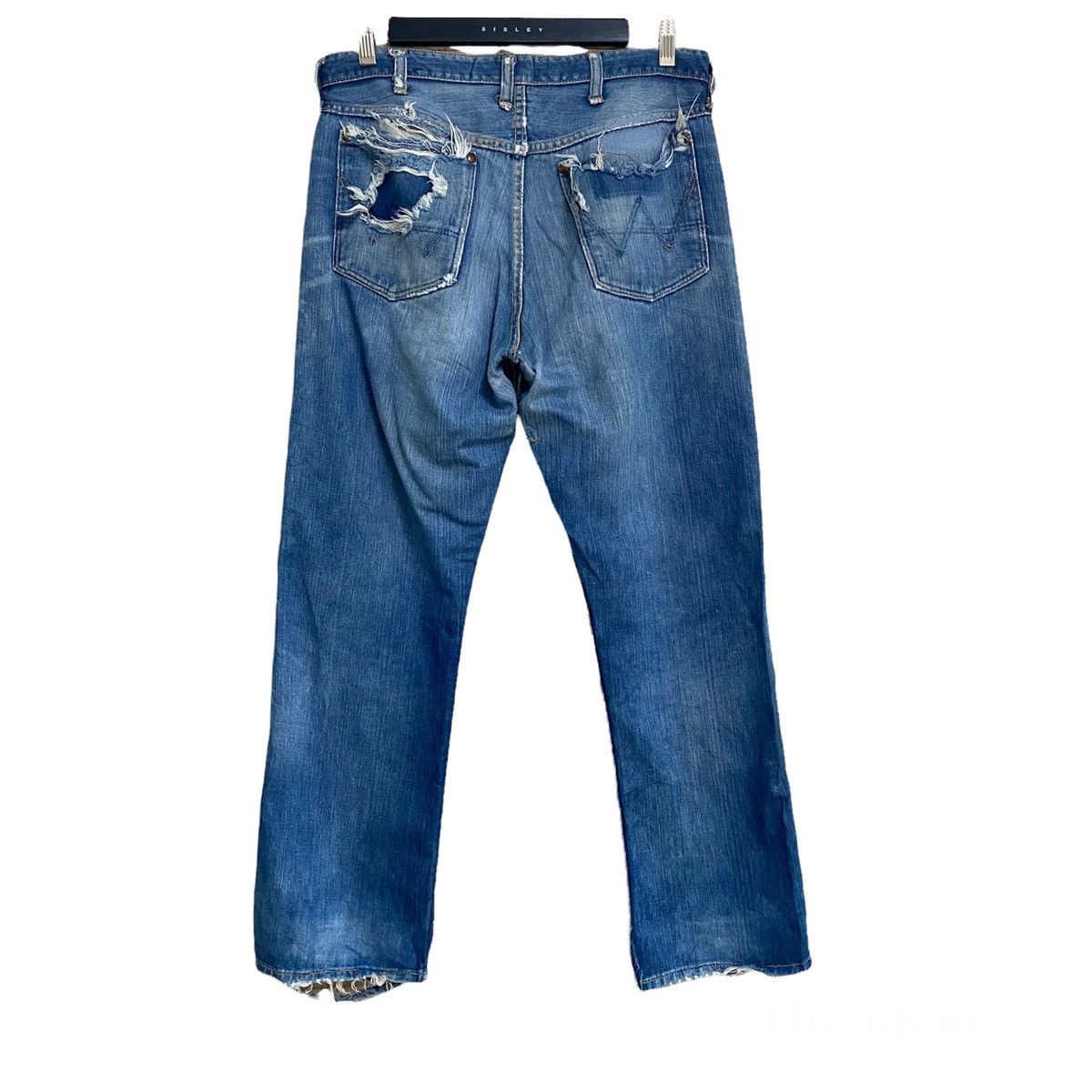 Vintage 60s Wrangler Blue Bell Damage Jeans 32x29