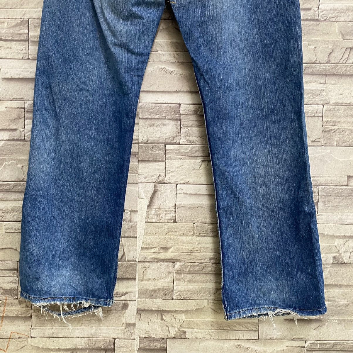 Wrangler Vintage 60s Wrangler Blue Bell Damage Jeans 32x29 Size US 32 / EU 48 - 14 Thumbnail