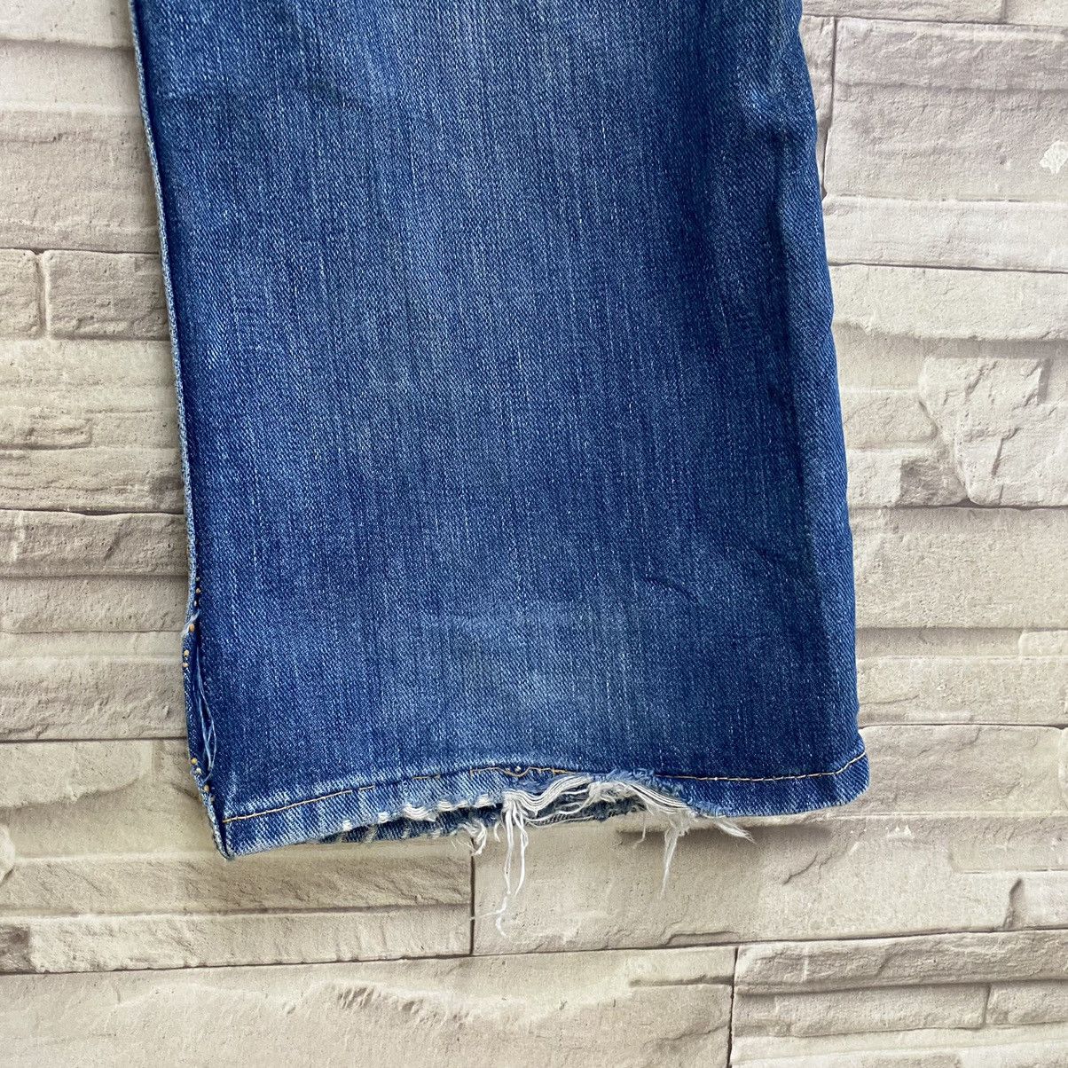 Wrangler Vintage 60s Wrangler Blue Bell Damage Jeans 32x29 Size US 32 / EU 48 - 16 Thumbnail