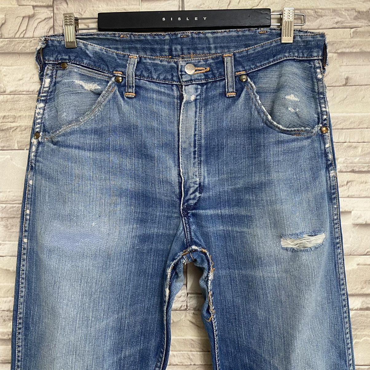 Wrangler Vintage 60s Wrangler Blue Bell Damage Jeans 32x29 Size US 32 / EU 48 - 5 Thumbnail