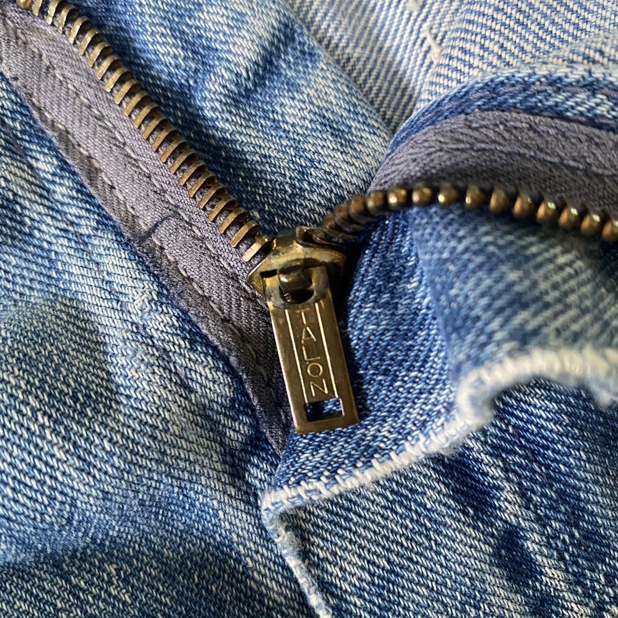 Wrangler Vintage 60s Wrangler Blue Bell Damage Jeans 32x29 Size US 32 / EU 48 - 20 Thumbnail