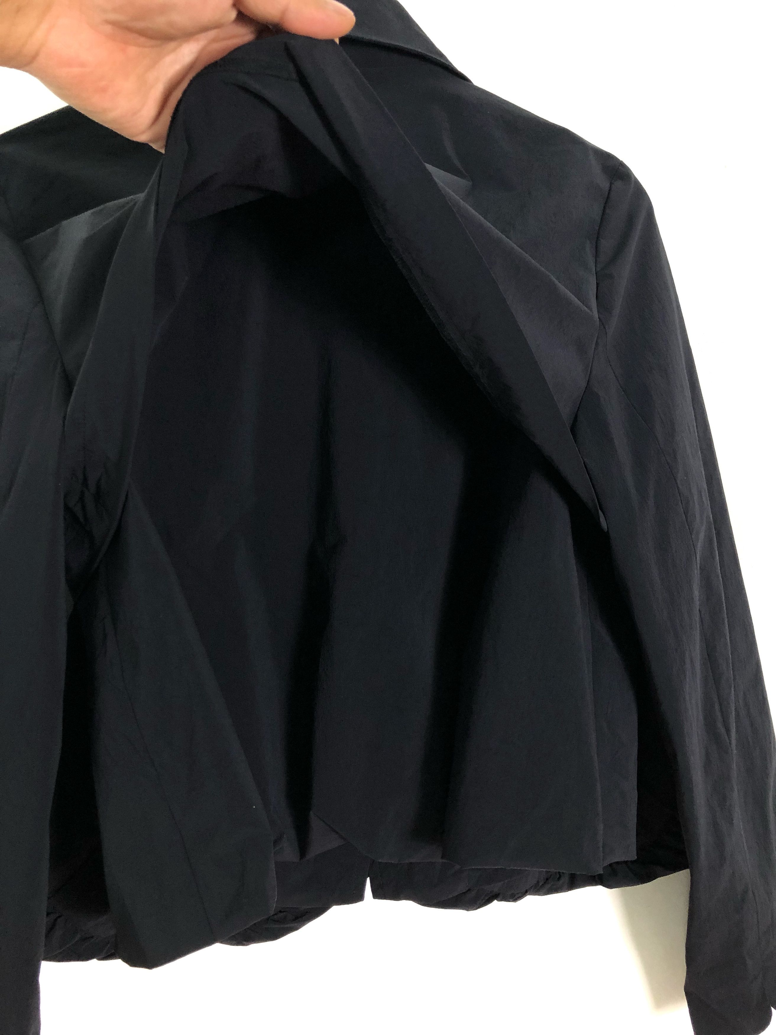 Japanese Brand × Vintage 90s JAPAN ASYMMETRICAL SINGLE BUTTON POLYESTER JACKET Size S / US 4 / IT 40 - 11 Thumbnail