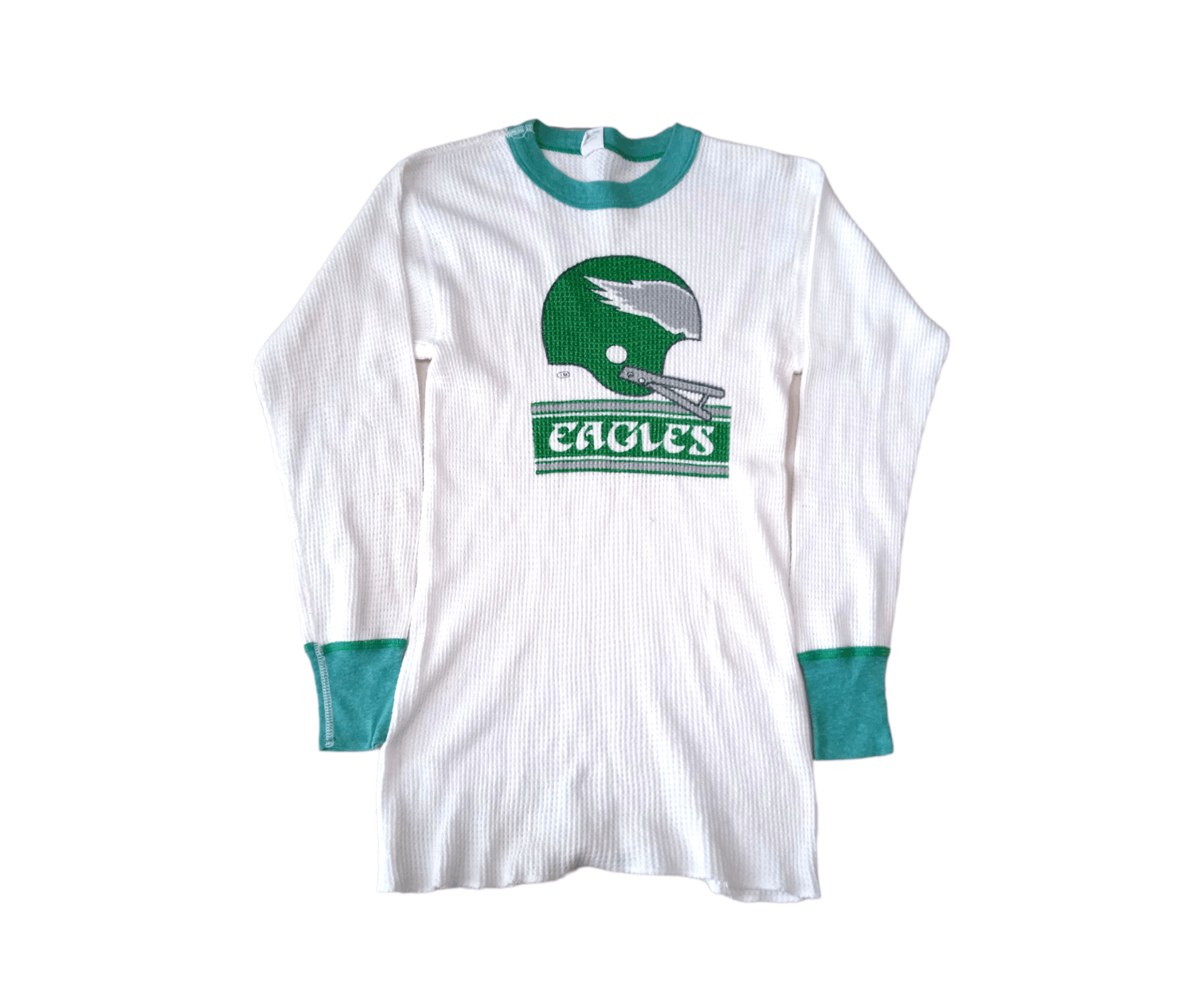 NFL × Vintage Vintage 80s NFL Philadelphia Eagles Waffle Knit 70s Size US XS / EU 42 / 0 - 1 Thumbnail