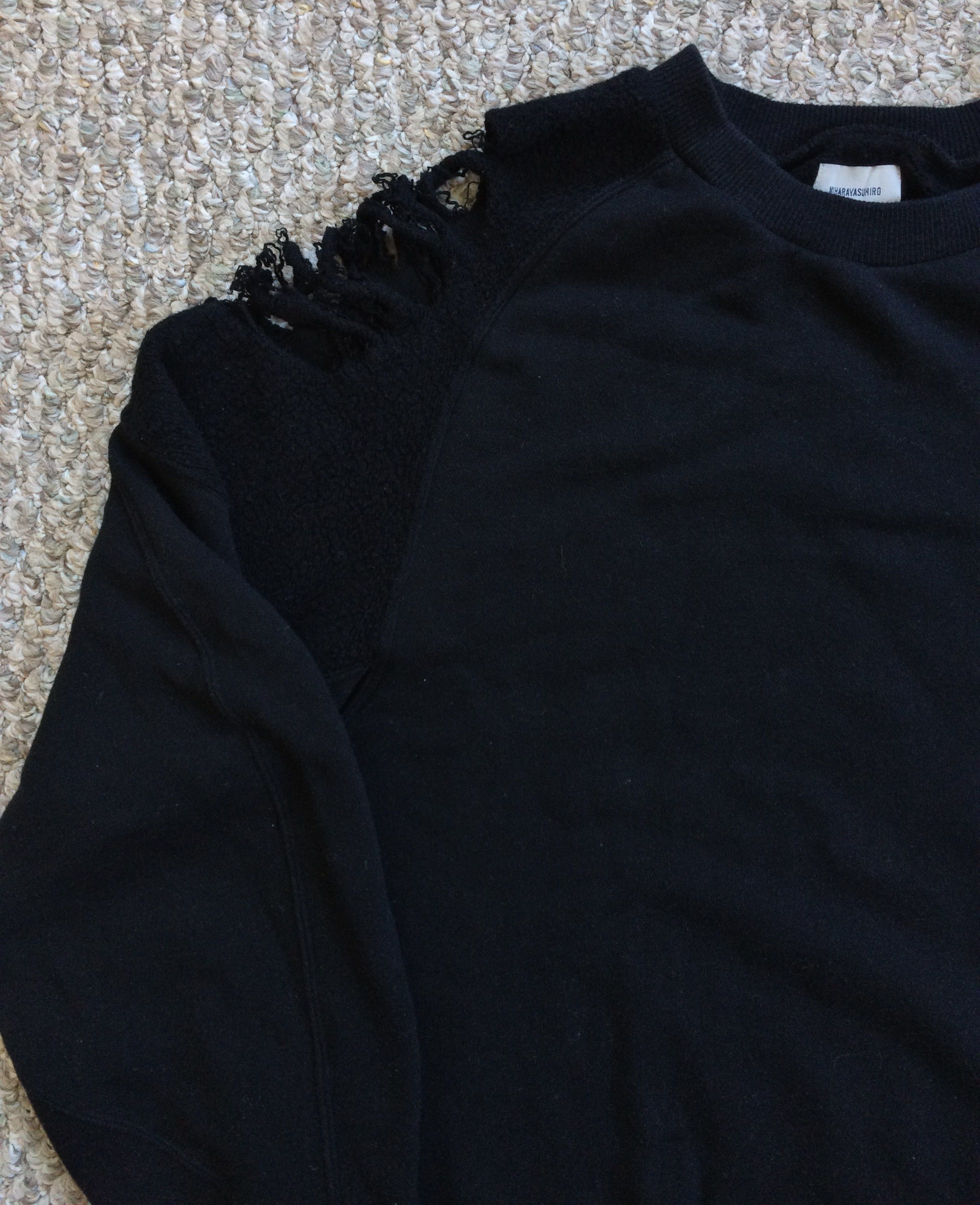 Maison MIHARA YASUHIRO Mihara Yasuhiro Distressed Sweatshirt Size US M / EU 48-50 / 2 - 3 Thumbnail
