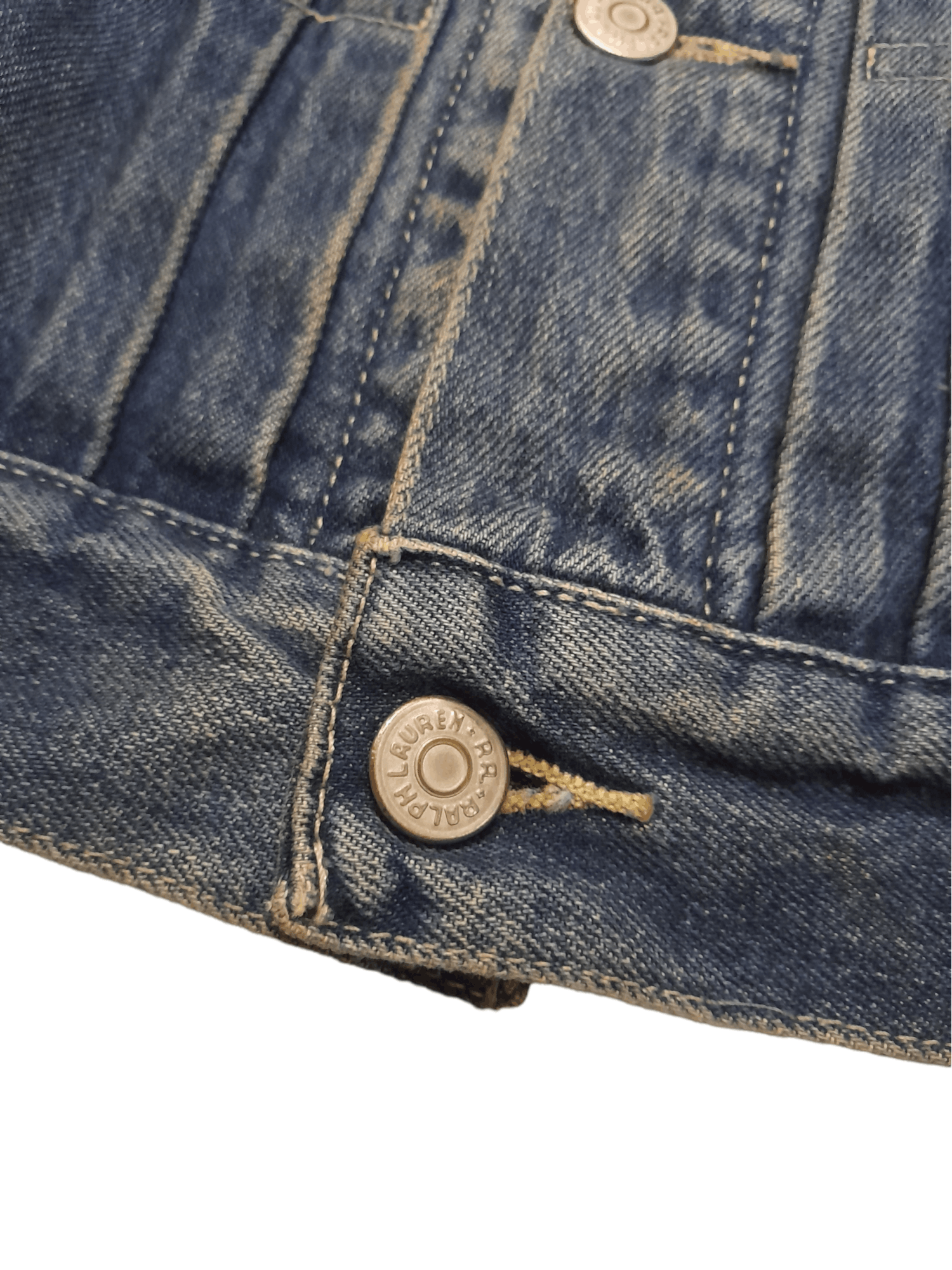 RRL Ralph Lauren 90s RRL Ralph Lauren Double Pocket Denim Jacket (E96) Size US S / EU 44-46 / 1 - 6 Thumbnail