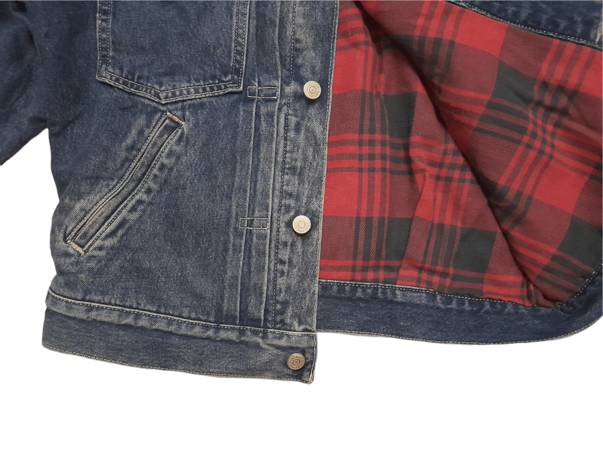 RRL Ralph Lauren 90s RRL Ralph Lauren Double Pocket Denim Jacket (E96) Size US S / EU 44-46 / 1 - 5 Thumbnail