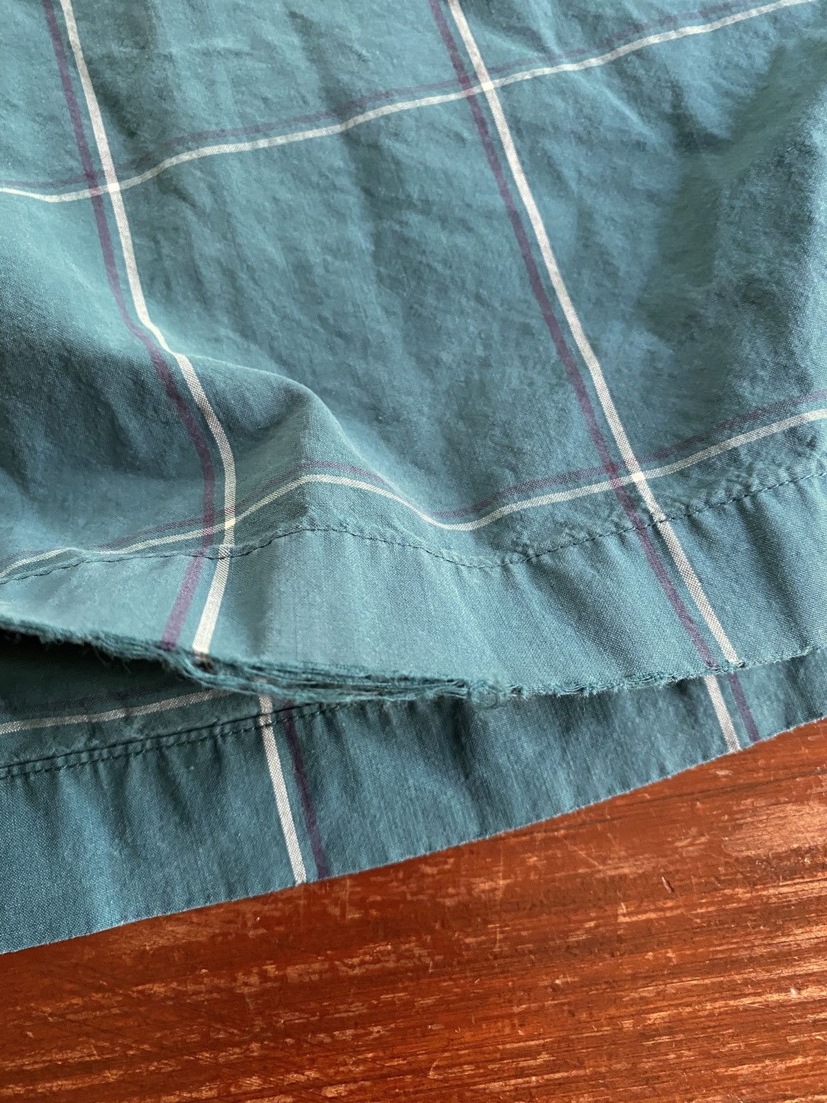 Levi's Vintage 80’s Perry Ellis Levi’s Plaid Distressed Shorts Size US 35 - 7 Thumbnail