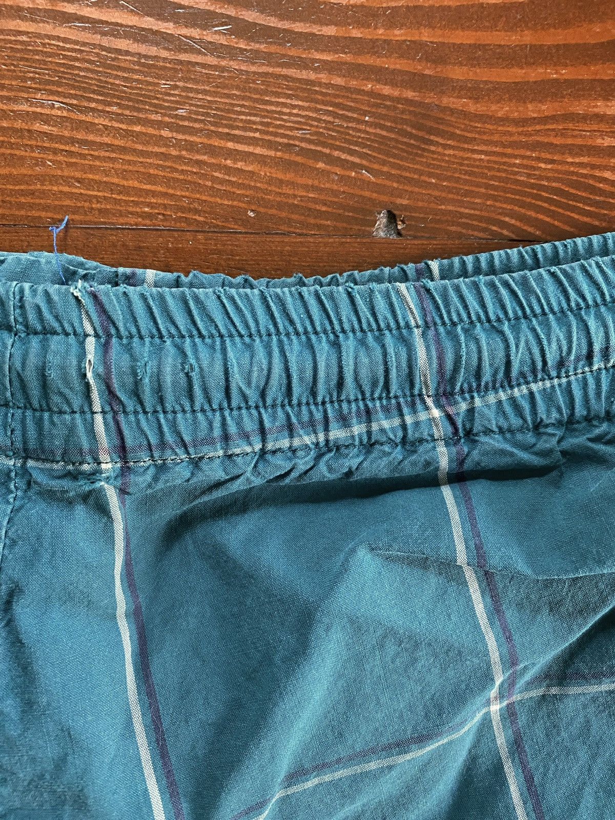 Levi's Vintage 80’s Perry Ellis Levi’s Plaid Distressed Shorts Size US 35 - 13 Thumbnail