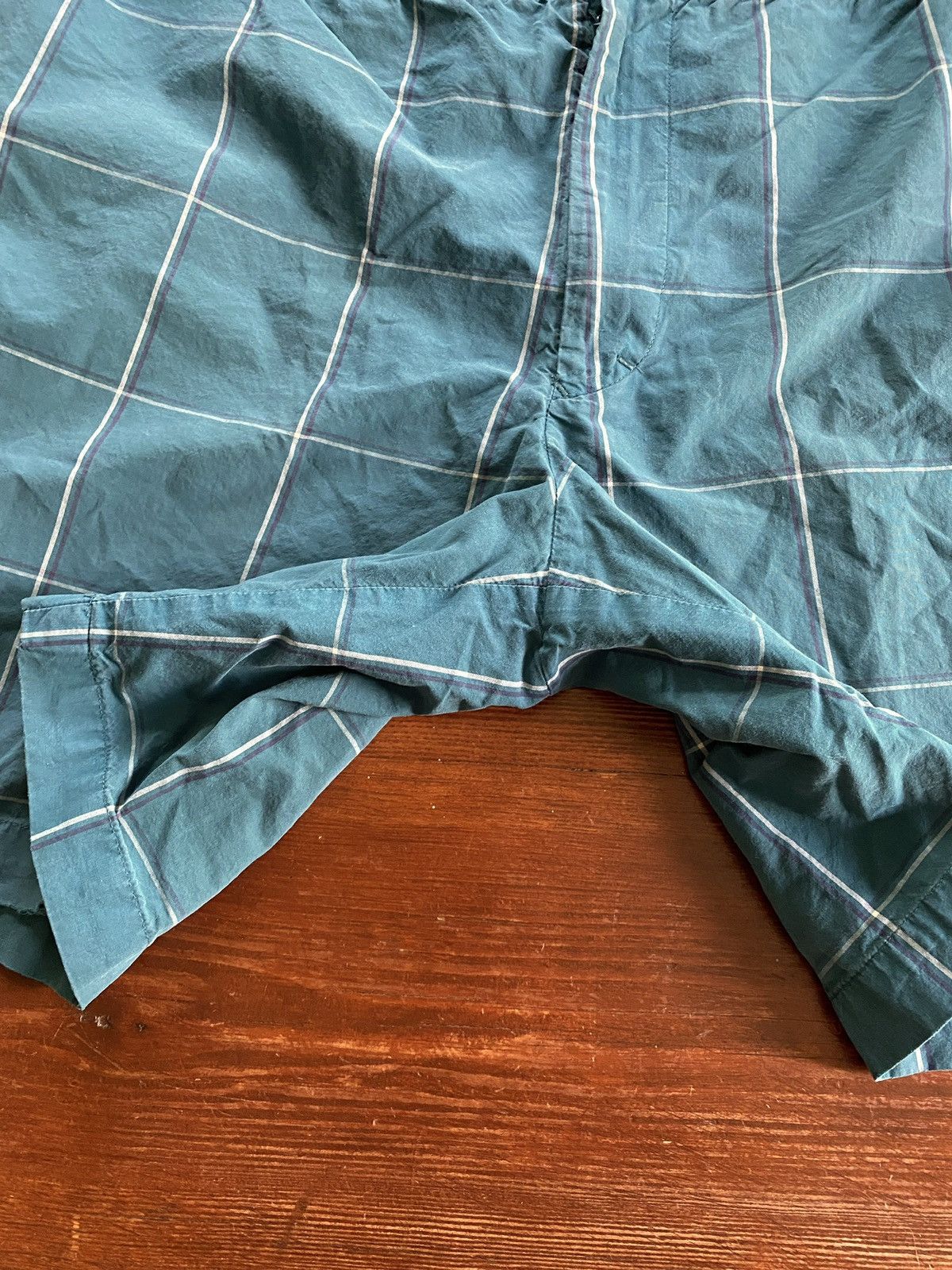 Levi's Vintage 80’s Perry Ellis Levi’s Plaid Distressed Shorts Size US 35 - 6 Thumbnail