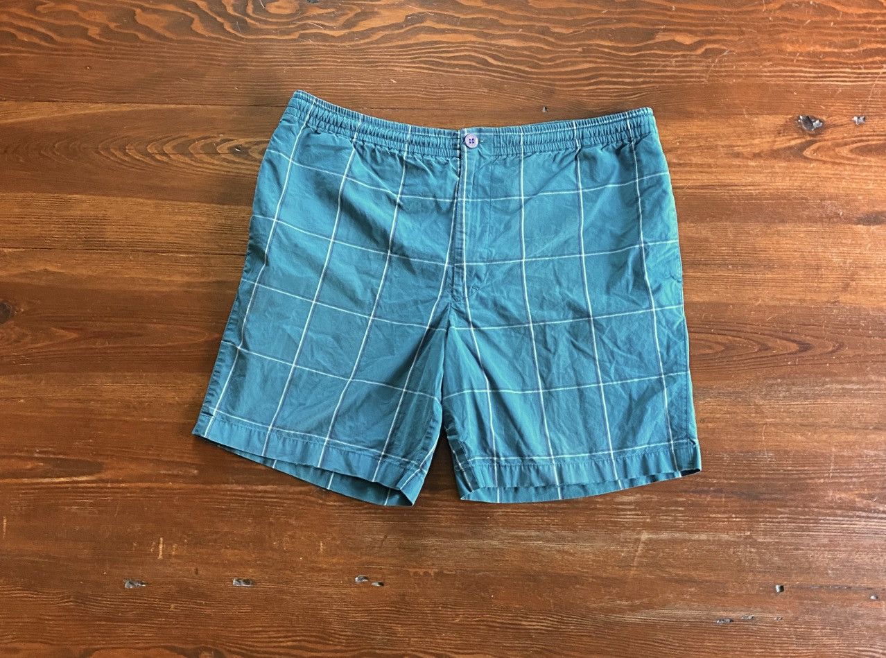 Levi's Vintage 80’s Perry Ellis Levi’s Plaid Distressed Shorts Size US 35 - 1 Thumbnail