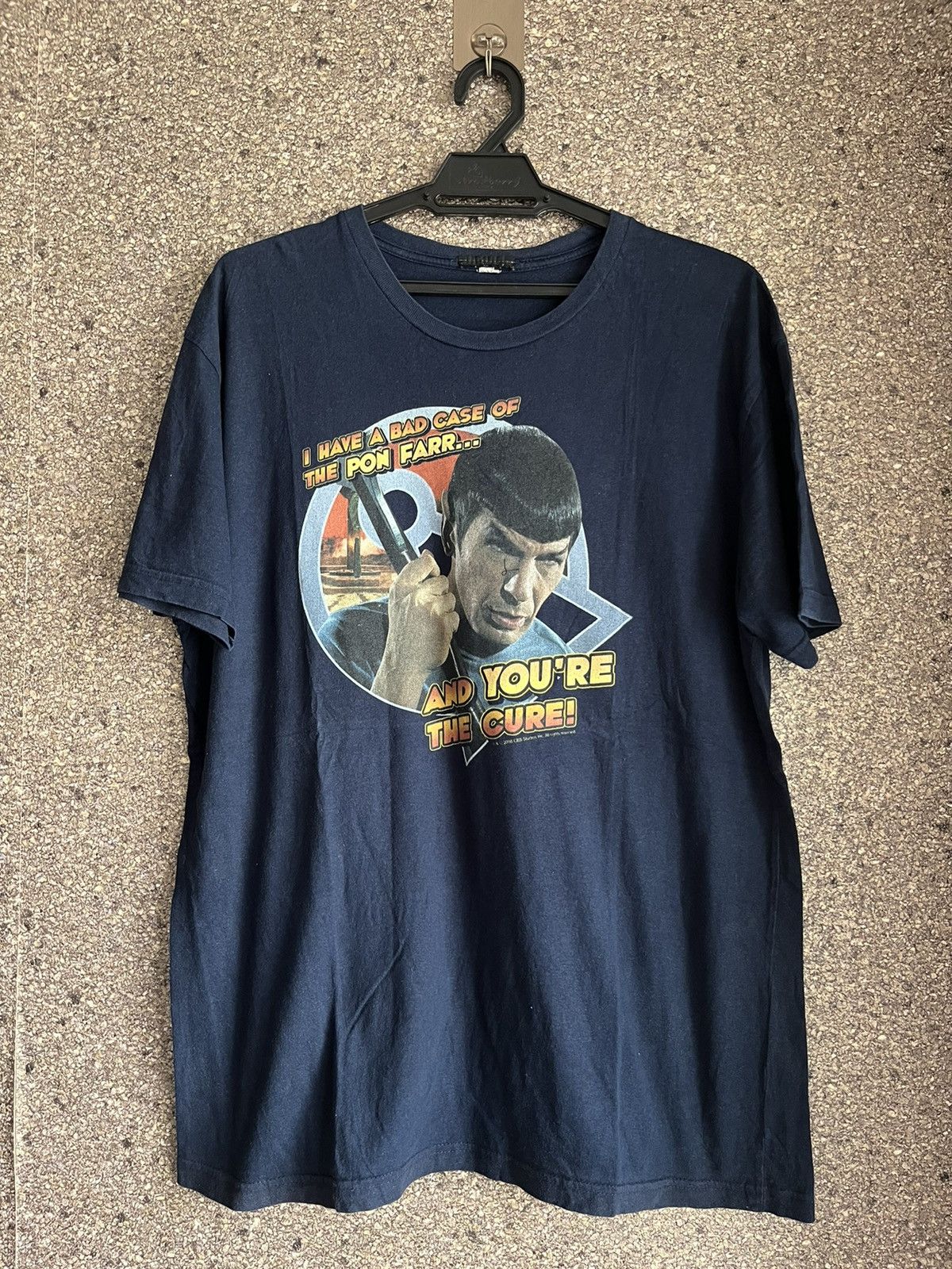 Image of Vintage Star Trek Ft 23 in Navy, Men's (Size XL)