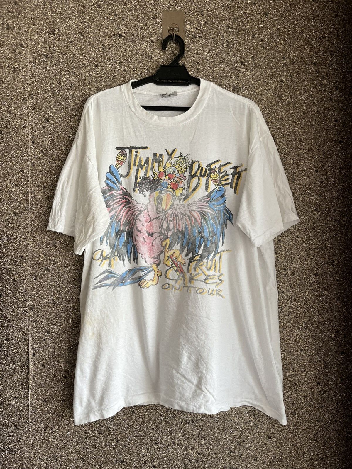 image of Vintage Jimmy Buffet Ft23 in White, Men's (Size XL)