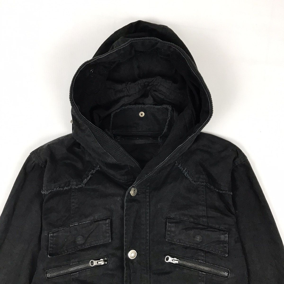 Japanese Brand × Vintage Vintage Tactical pocket hoodie jacket Size US M / EU 48-50 / 2 - 4 Thumbnail