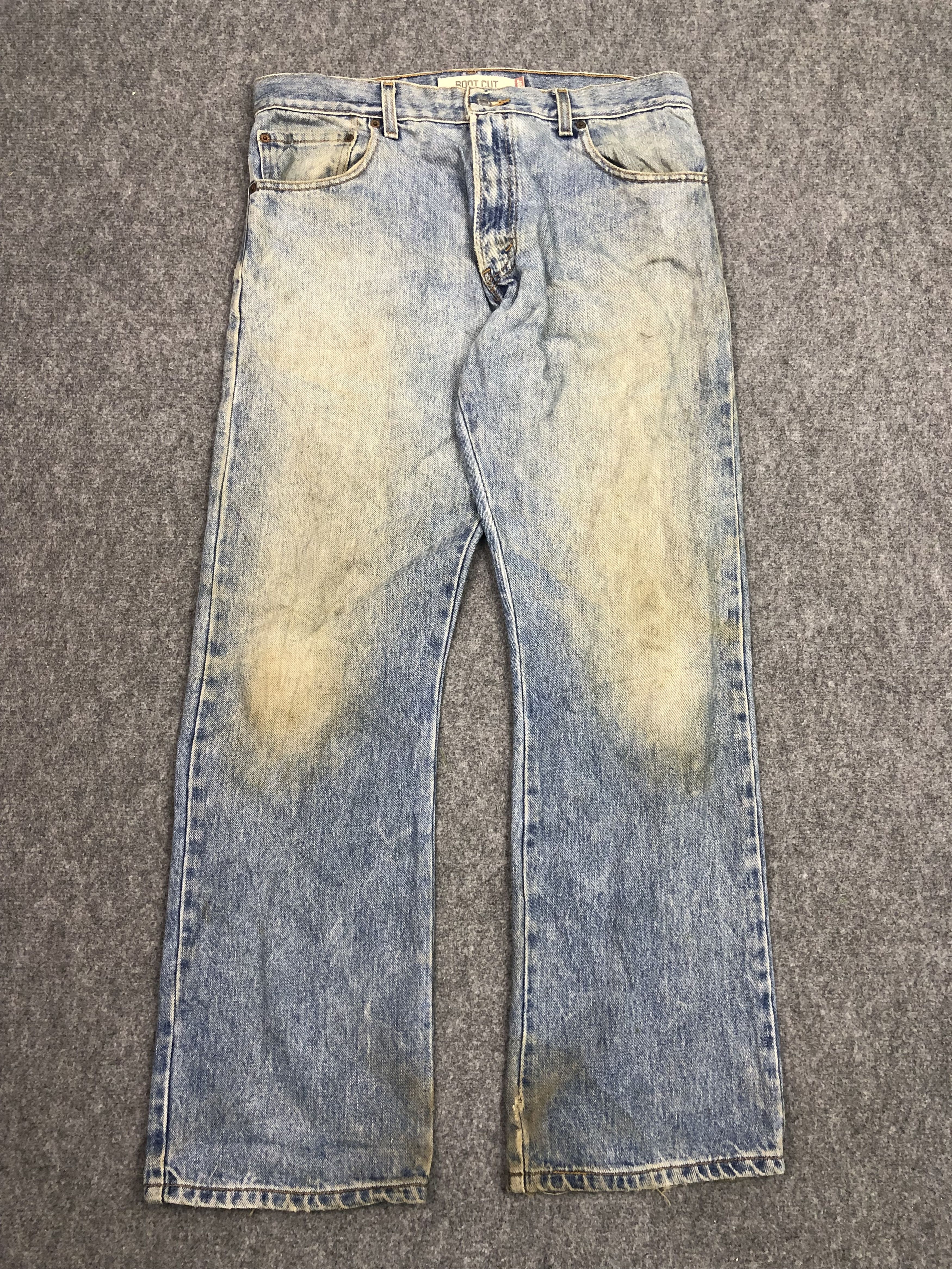 Levi's × Vintage Vintage Levis 517 Flared Boot Cut Faded Blue Jeans DP0473 Size US 36 / EU 52 - 1 Thumbnail