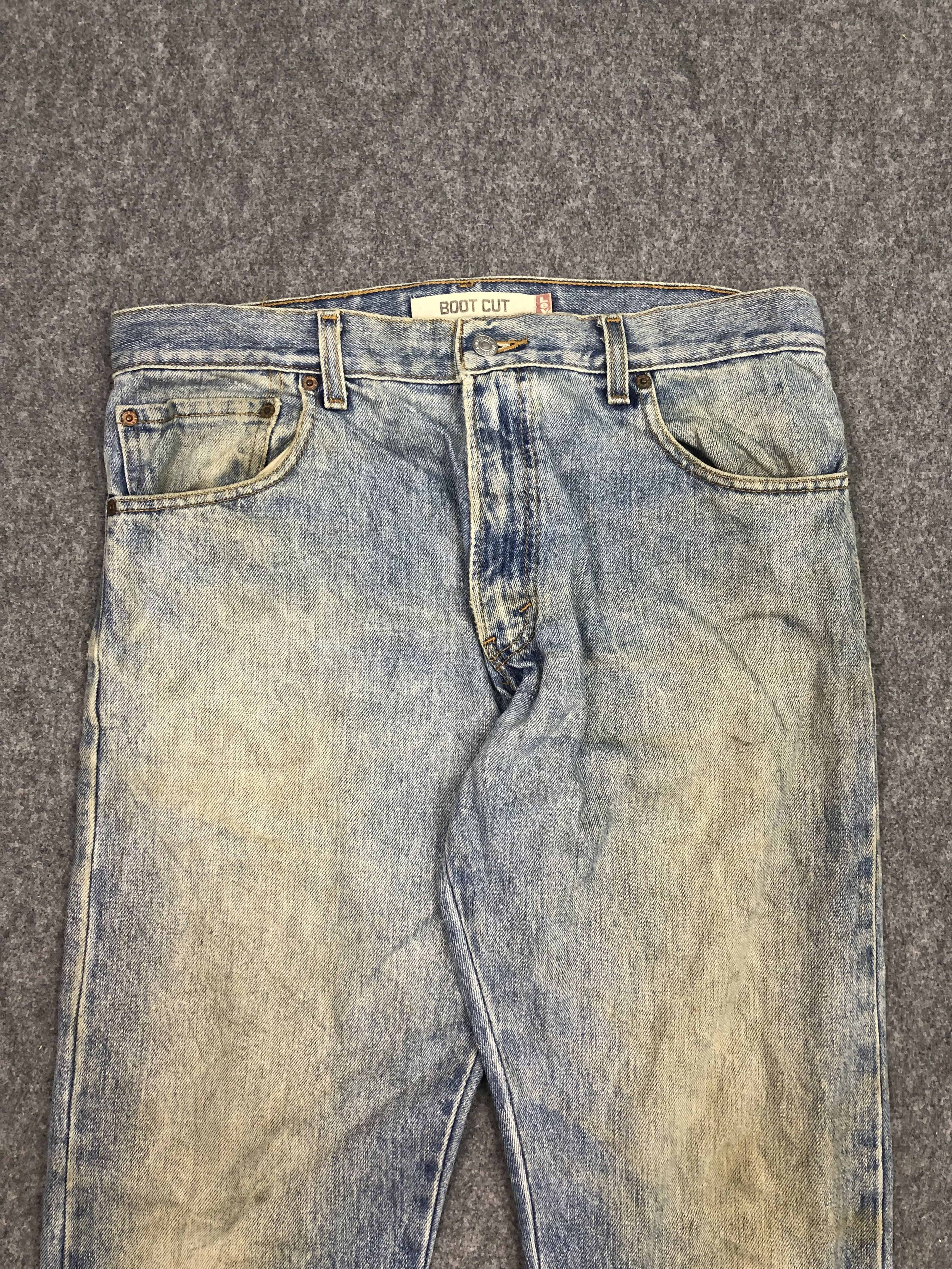 Levi's × Vintage Vintage Levis 517 Flared Boot Cut Faded Blue Jeans DP0473 Size US 36 / EU 52 - 2 Thumbnail