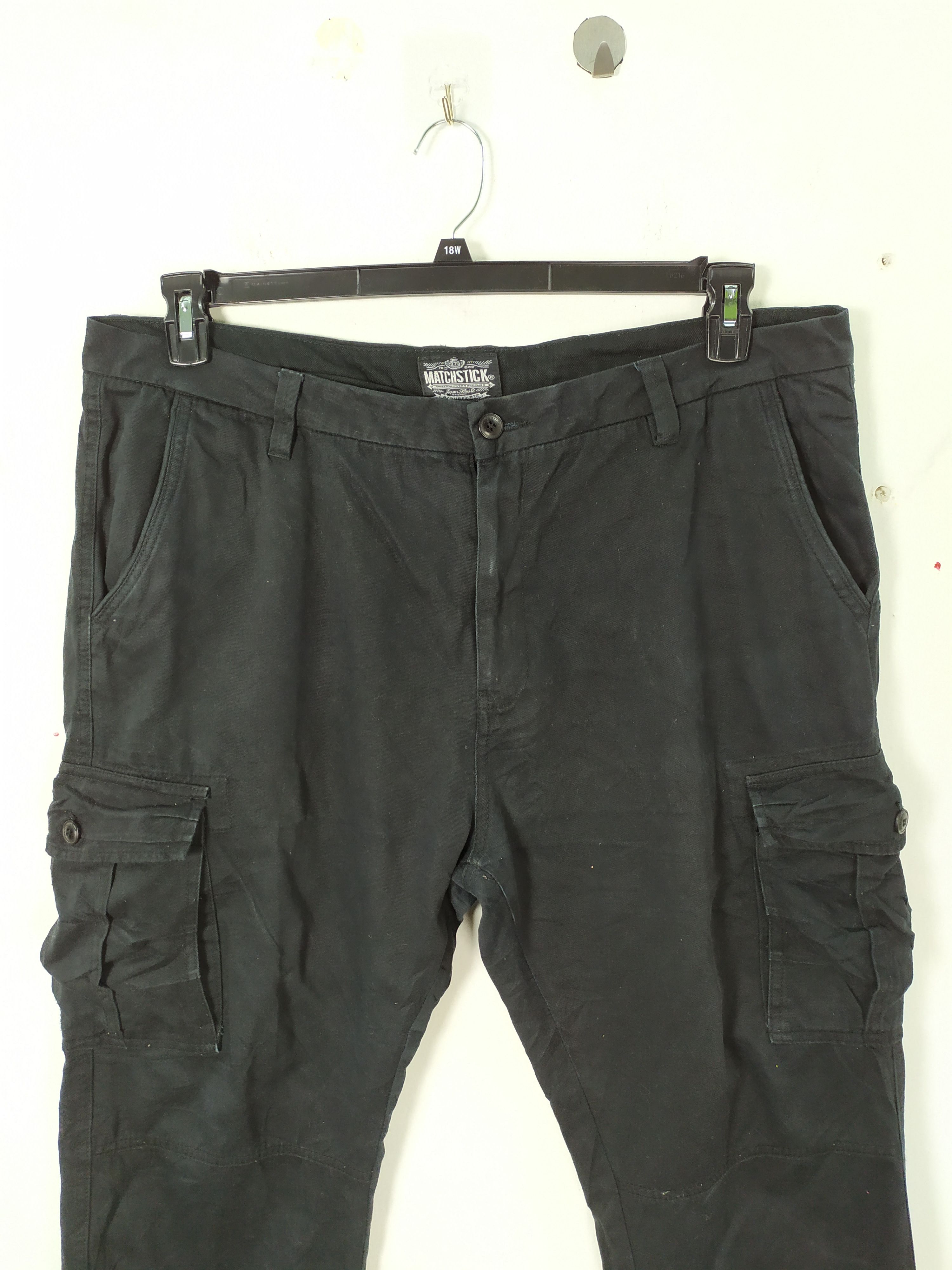 Designer × Vintage BIG SIZE 💥MATCHSTICK CARGO PANTS/TACTICAL PANTS WAIST 40 Size US 40 / EU 56 - 3 Thumbnail