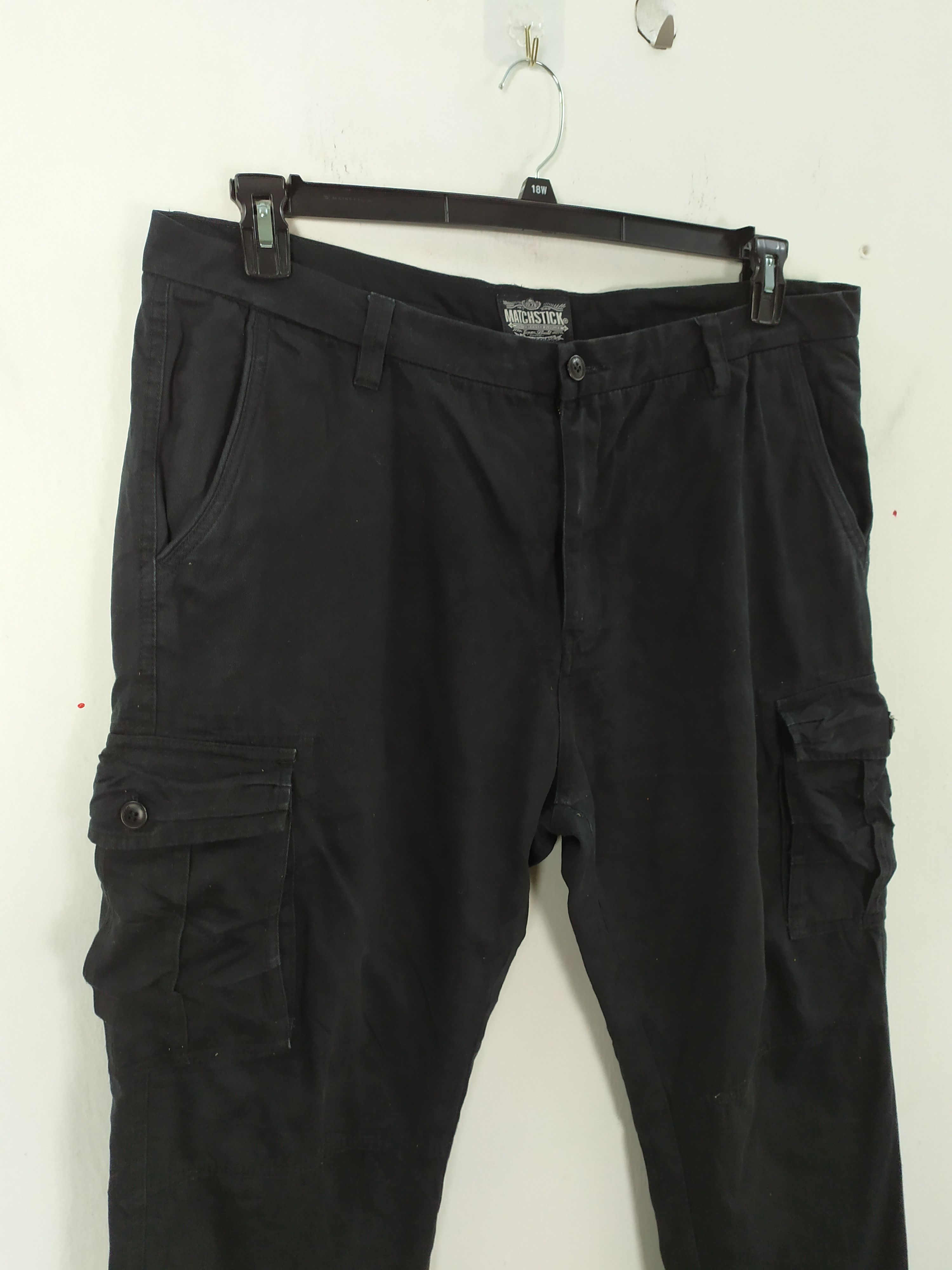 Designer × Vintage BIG SIZE 💥MATCHSTICK CARGO PANTS/TACTICAL PANTS WAIST 40 Size US 40 / EU 56 - 2 Thumbnail
