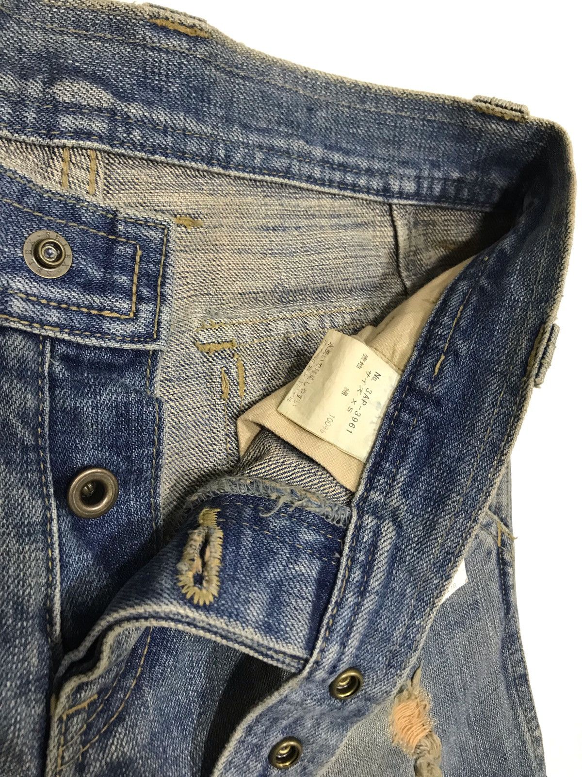 Hysteric Glamour New Bondage Cargo Cropped Denim Size US 30 / EU 46 - 5 Thumbnail