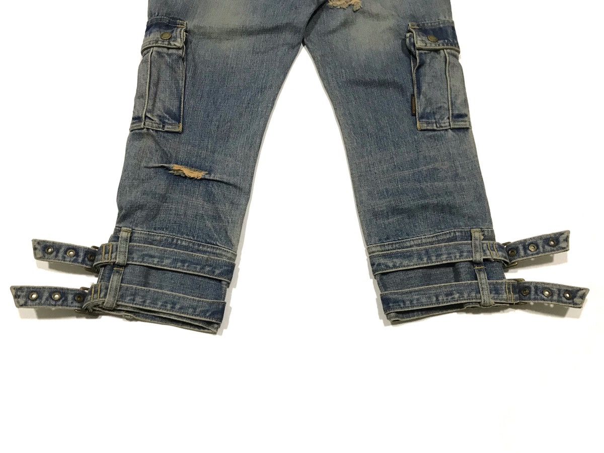Hysteric Glamour New Bondage Cargo Cropped Denim Size US 30 / EU 46 - 3 Thumbnail