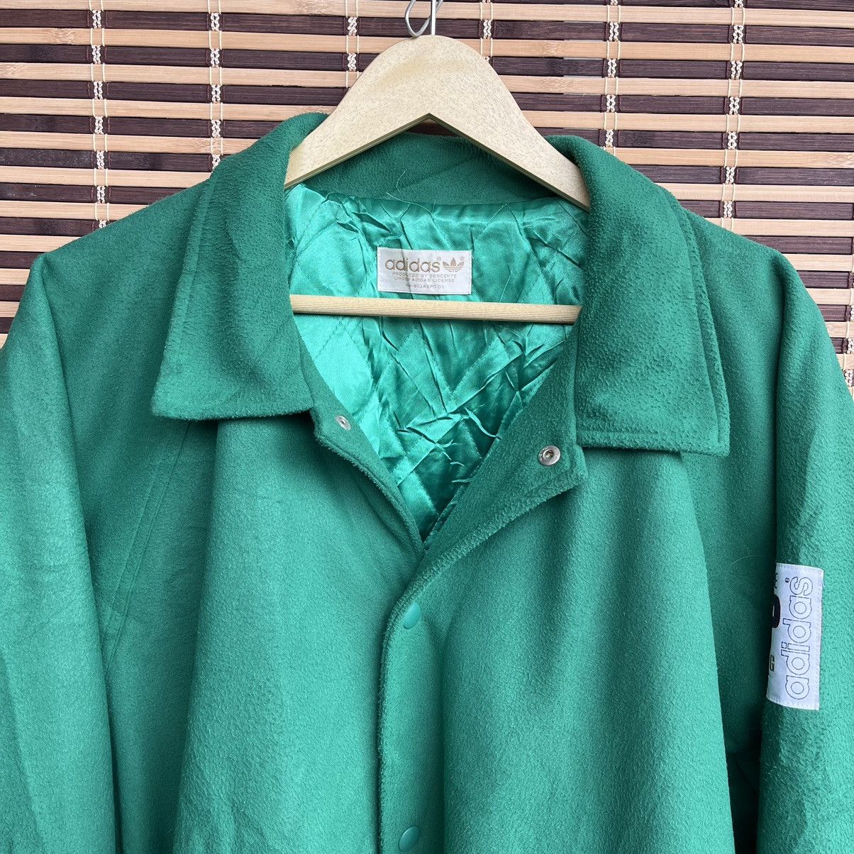 Adidas × Vintage Vintage Adidas Descente Green Varsity Jacket Japan Size US XL / EU 56 / 4 - 4 Thumbnail