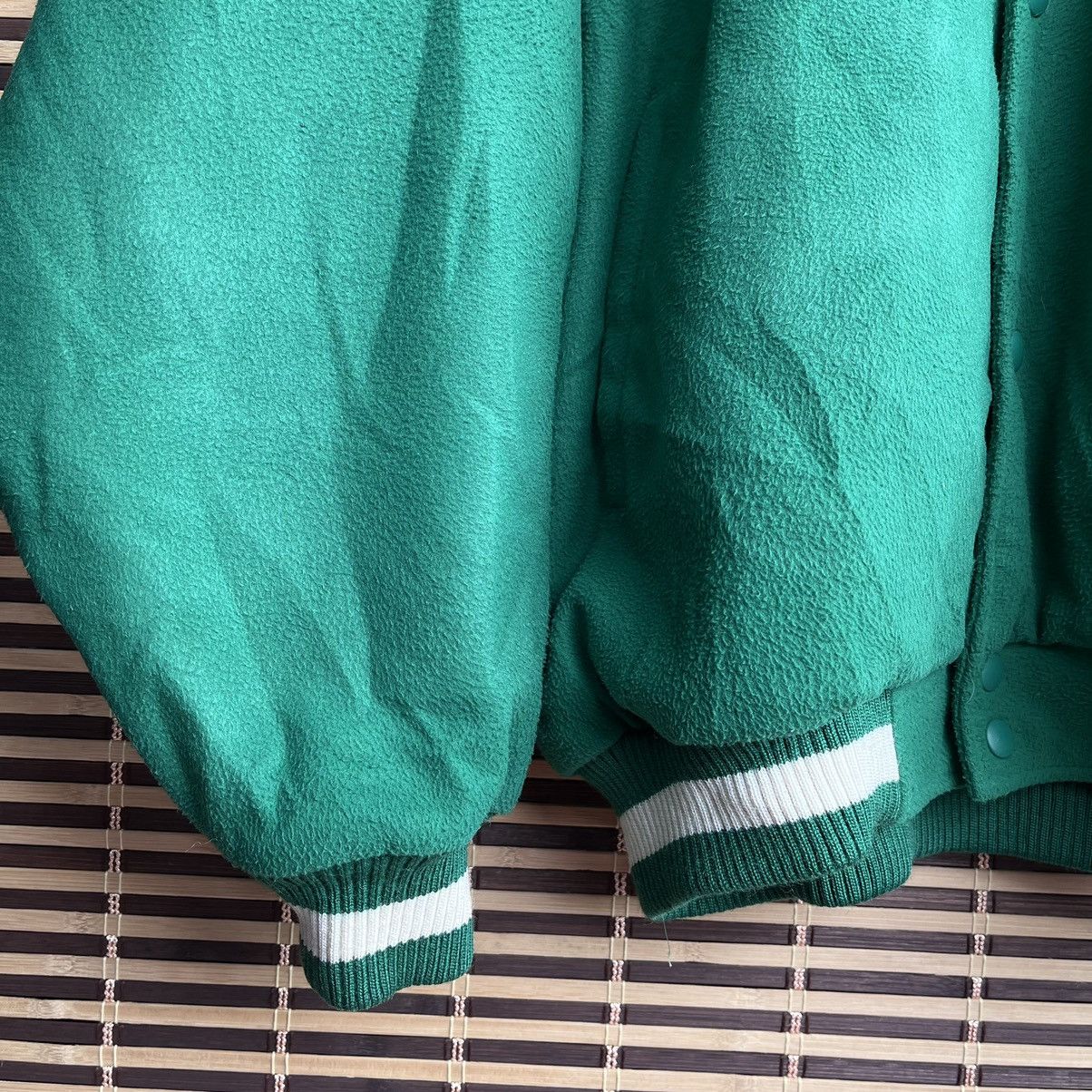 Adidas × Vintage Vintage Adidas Descente Green Varsity Jacket Japan Size US XL / EU 56 / 4 - 7 Thumbnail