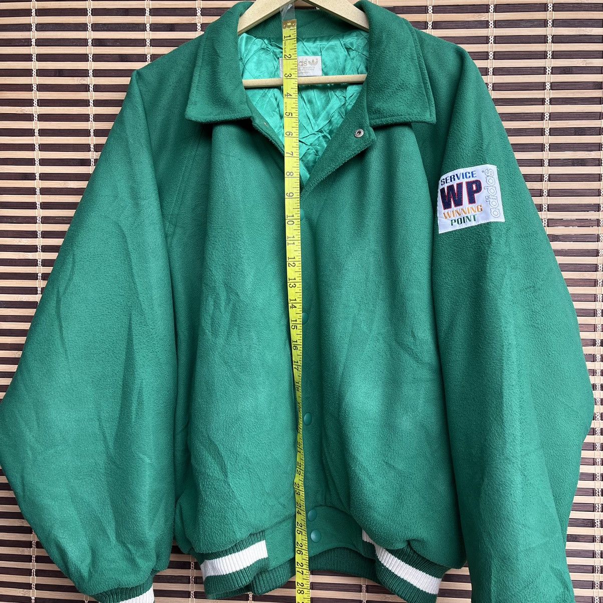 Adidas × Vintage Vintage Adidas Descente Green Varsity Jacket Japan Size US XL / EU 56 / 4 - 3 Thumbnail
