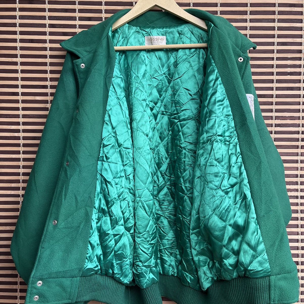 Adidas × Vintage Vintage Adidas Descente Green Varsity Jacket Japan Size US XL / EU 56 / 4 - 13 Thumbnail