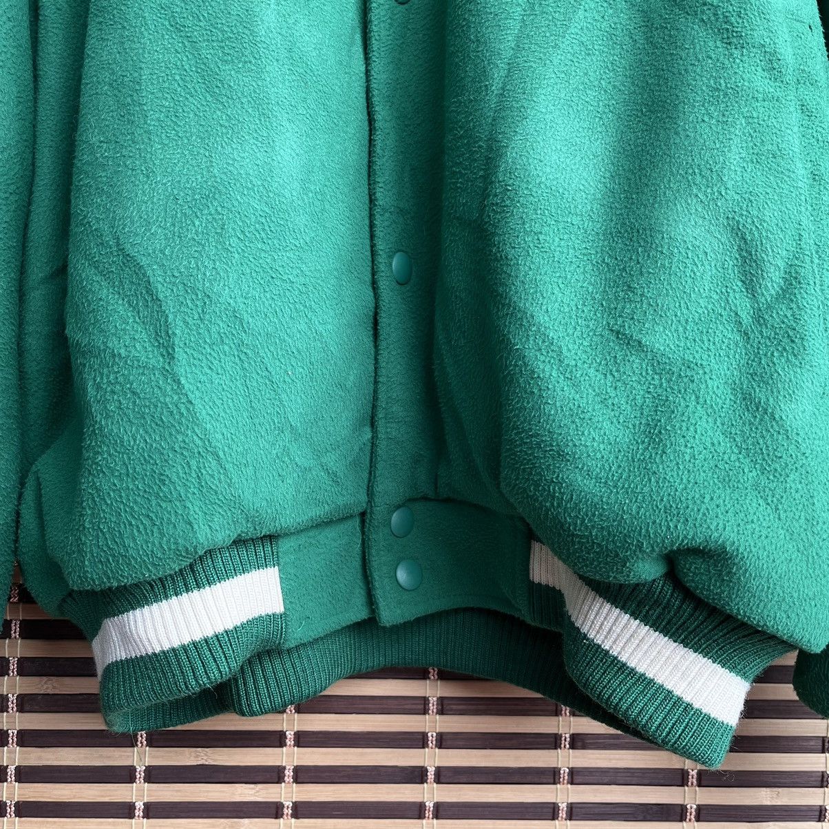 Adidas × Vintage Vintage Adidas Descente Green Varsity Jacket Japan Size US XL / EU 56 / 4 - 9 Thumbnail