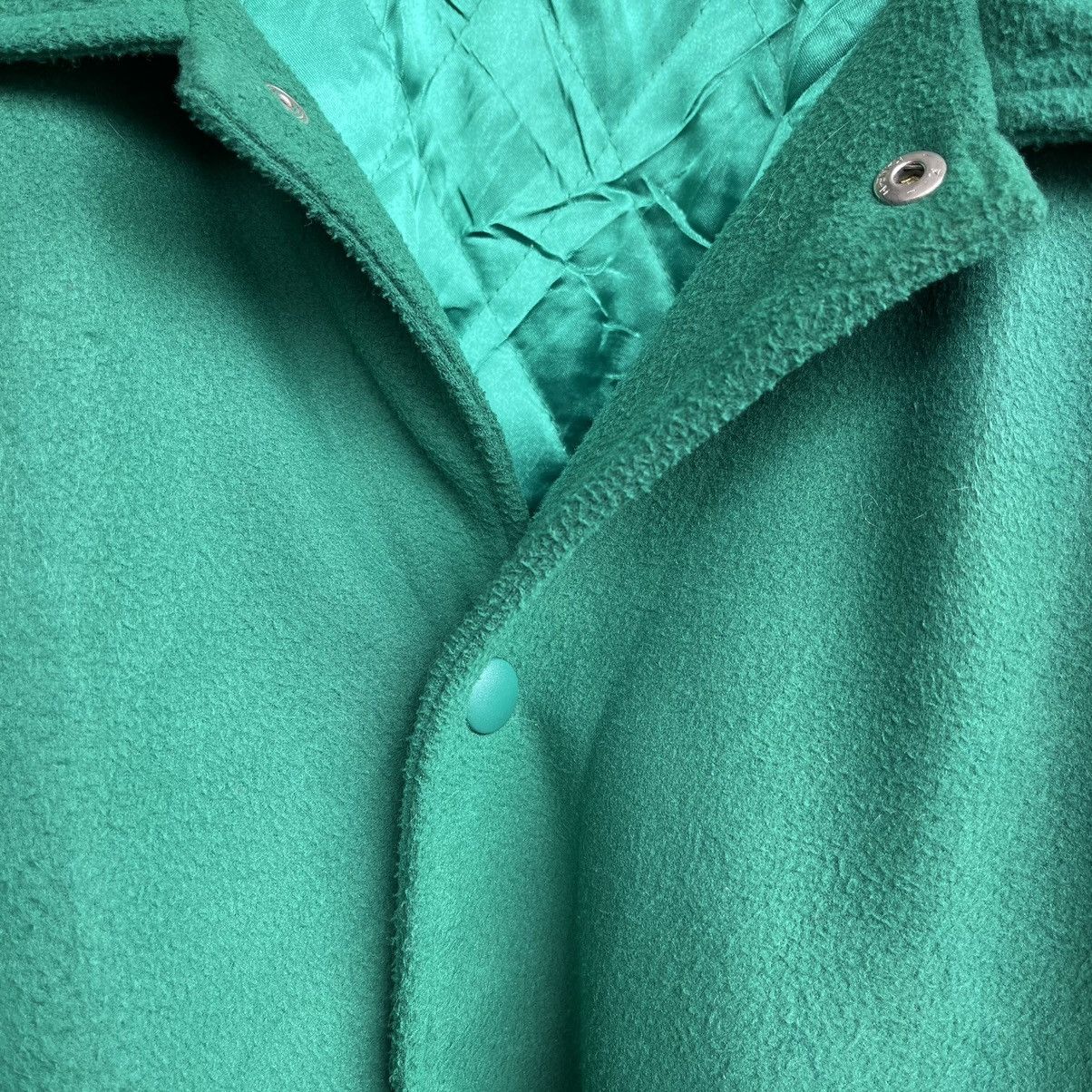 Adidas × Vintage Vintage Adidas Descente Green Varsity Jacket Japan Size US XL / EU 56 / 4 - 6 Thumbnail