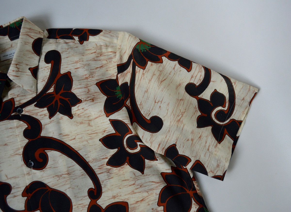 Dries Van Noten A/W 20 Hawaiian Floral Shirt Size US L / EU 52-54 / 3 - 6 Thumbnail