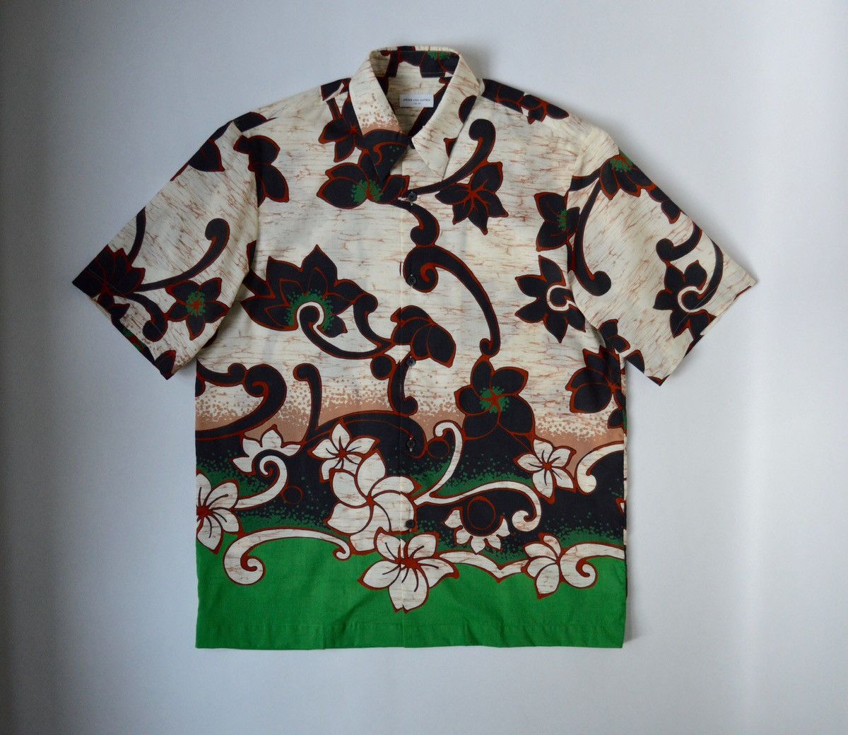 Dries Van Noten A/W 20 Hawaiian Floral Shirt Size US L / EU 52-54 / 3 - 1 Thumbnail