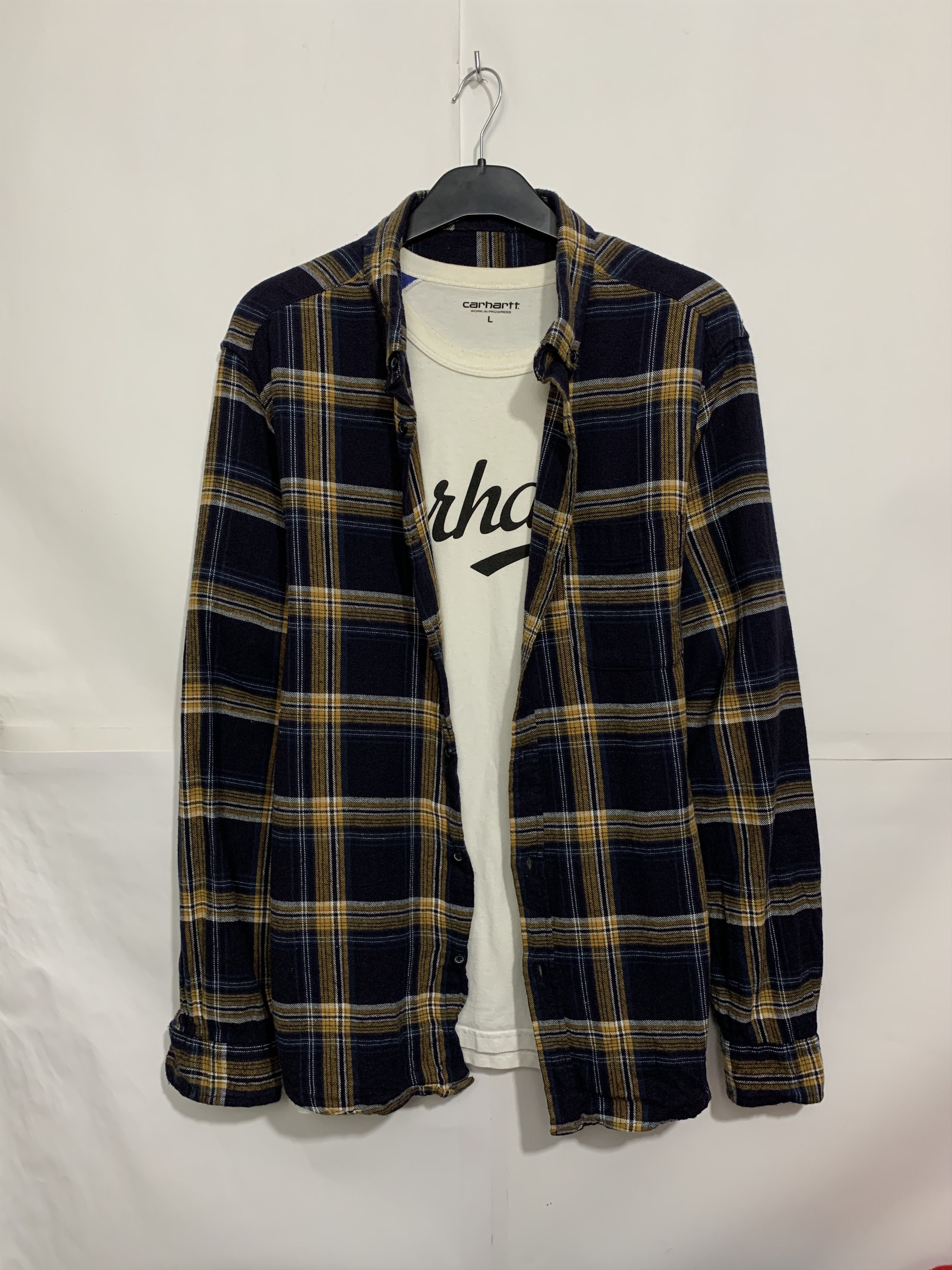 Flannel × Vintage Vintage Flannel Plaid Shirt Travis style Size US L / EU 52-54 / 3 - 2 Thumbnail