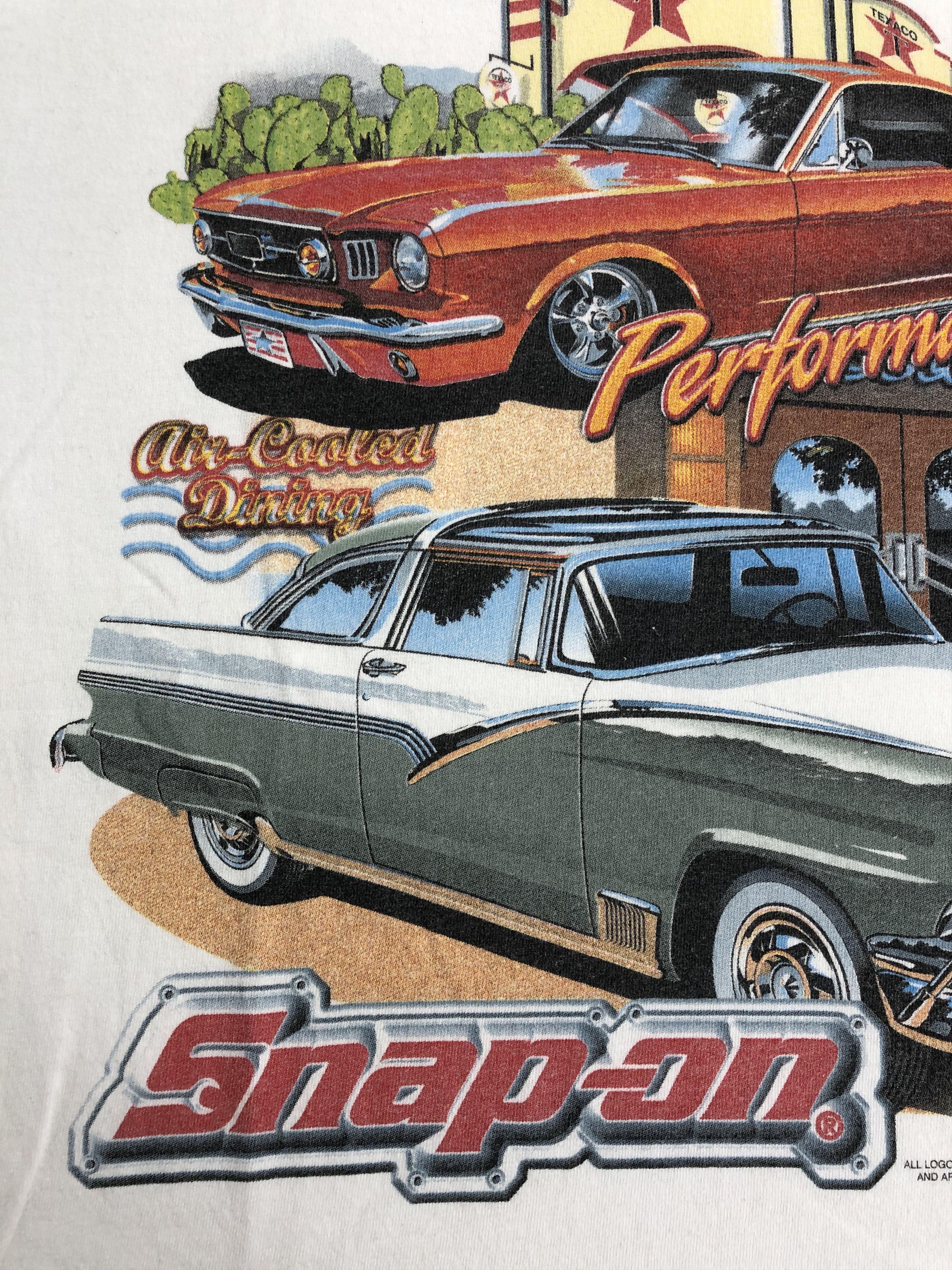 Chevrolet Vintage 90s Snap On Mustang Chevrolet Choko Motors t-shirt Size US L / EU 52-54 / 3 - 3 Thumbnail