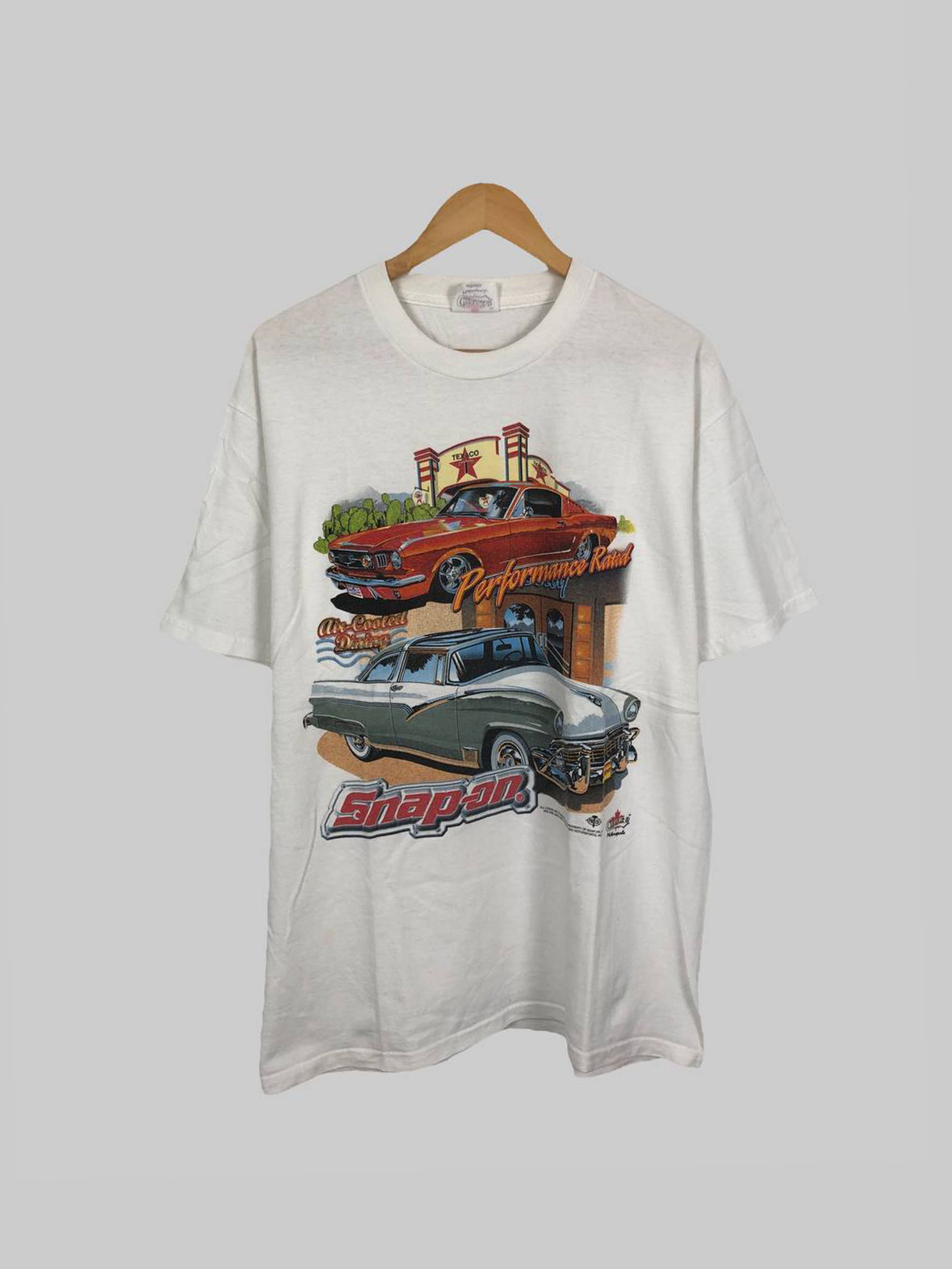 Chevrolet Vintage 90s Snap On Mustang Chevrolet Choko Motors t-shirt Size US L / EU 52-54 / 3 - 1 Thumbnail