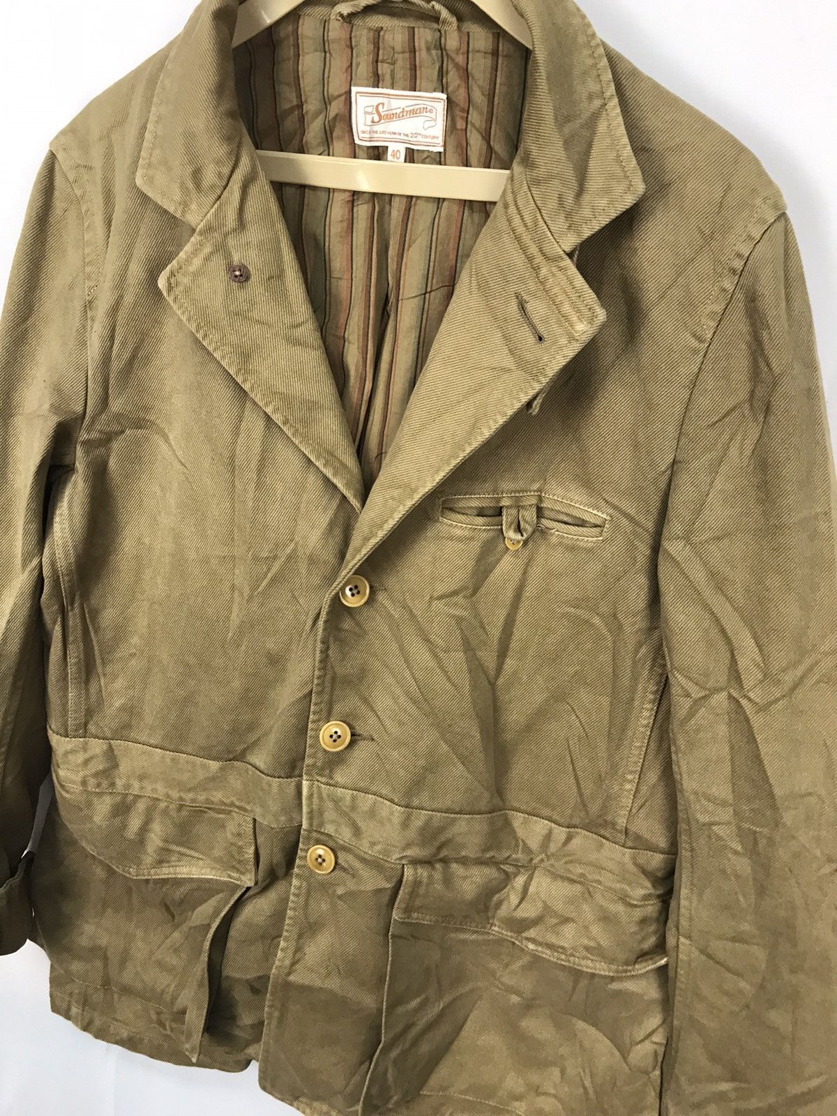 Japanese Brand Soundman button jacket Japanese brand Size US S / EU 44-46 / 1 - 7 Thumbnail