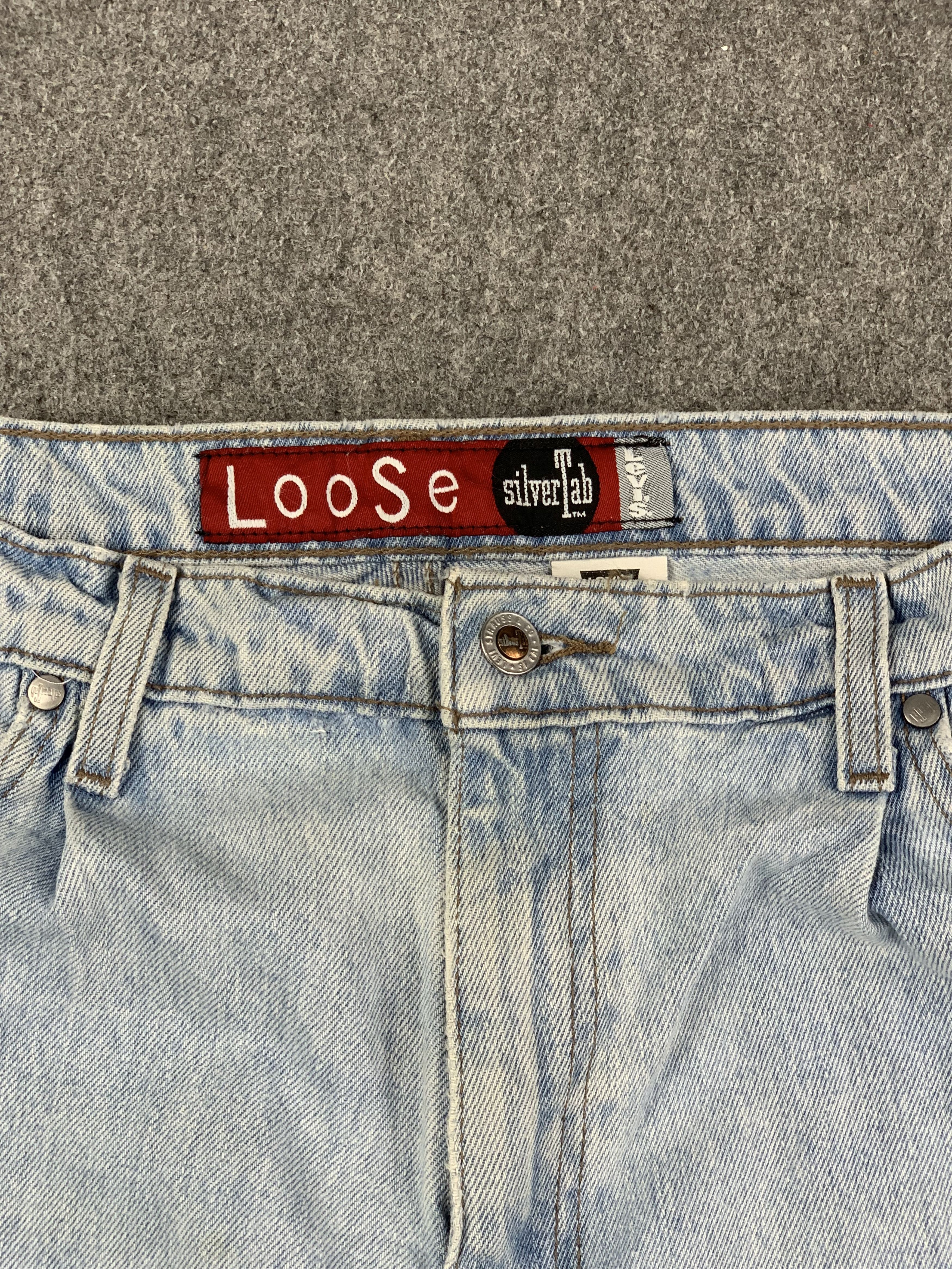 Levi's × Vintage Vintage 90s Levis Silvertab Light Wash Jeans Size US 34 / EU 50 - 5 Thumbnail