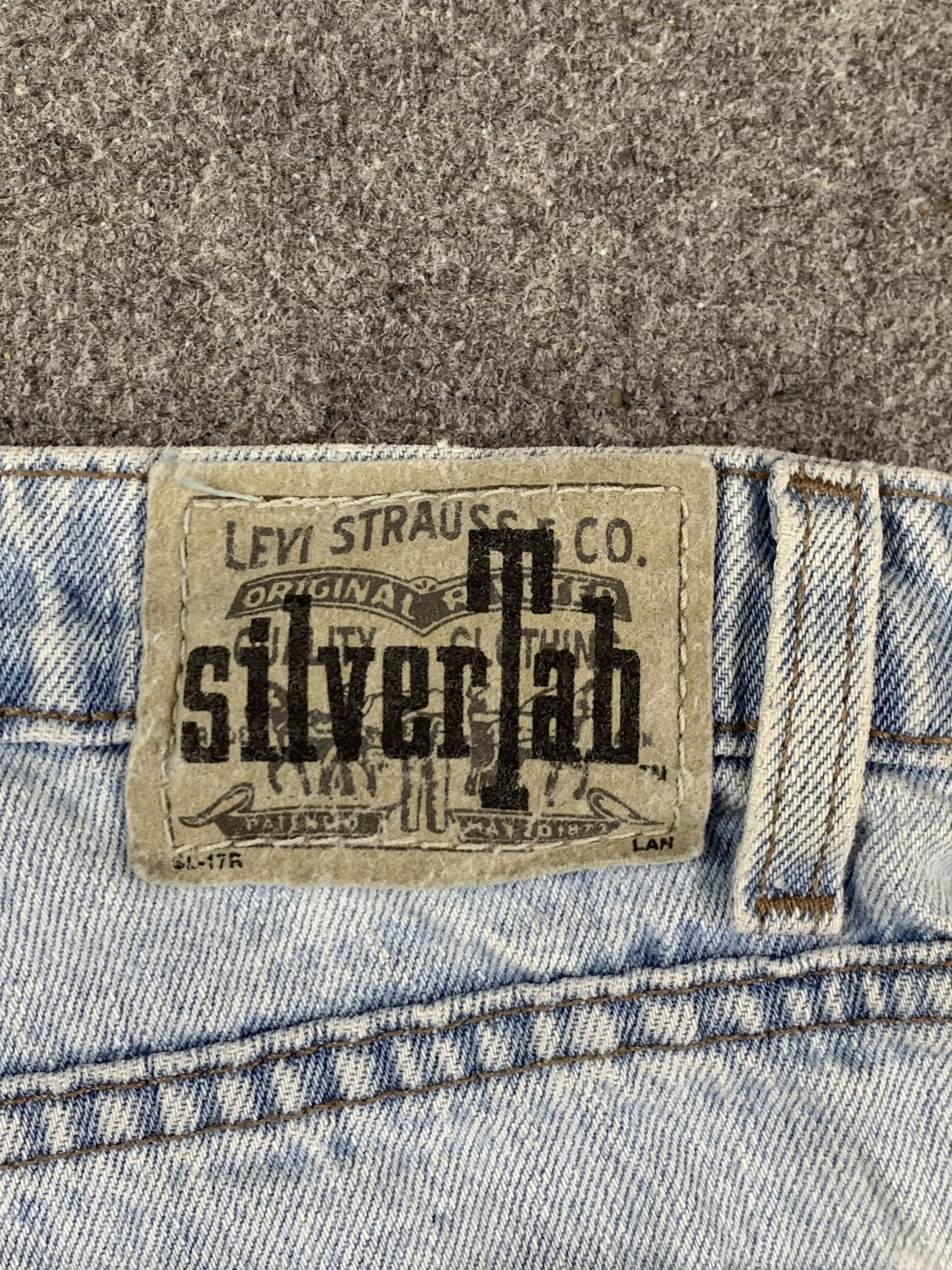 Levi's × Vintage Vintage 90s Levis Silvertab Light Wash Jeans Size US 34 / EU 50 - 20 Thumbnail