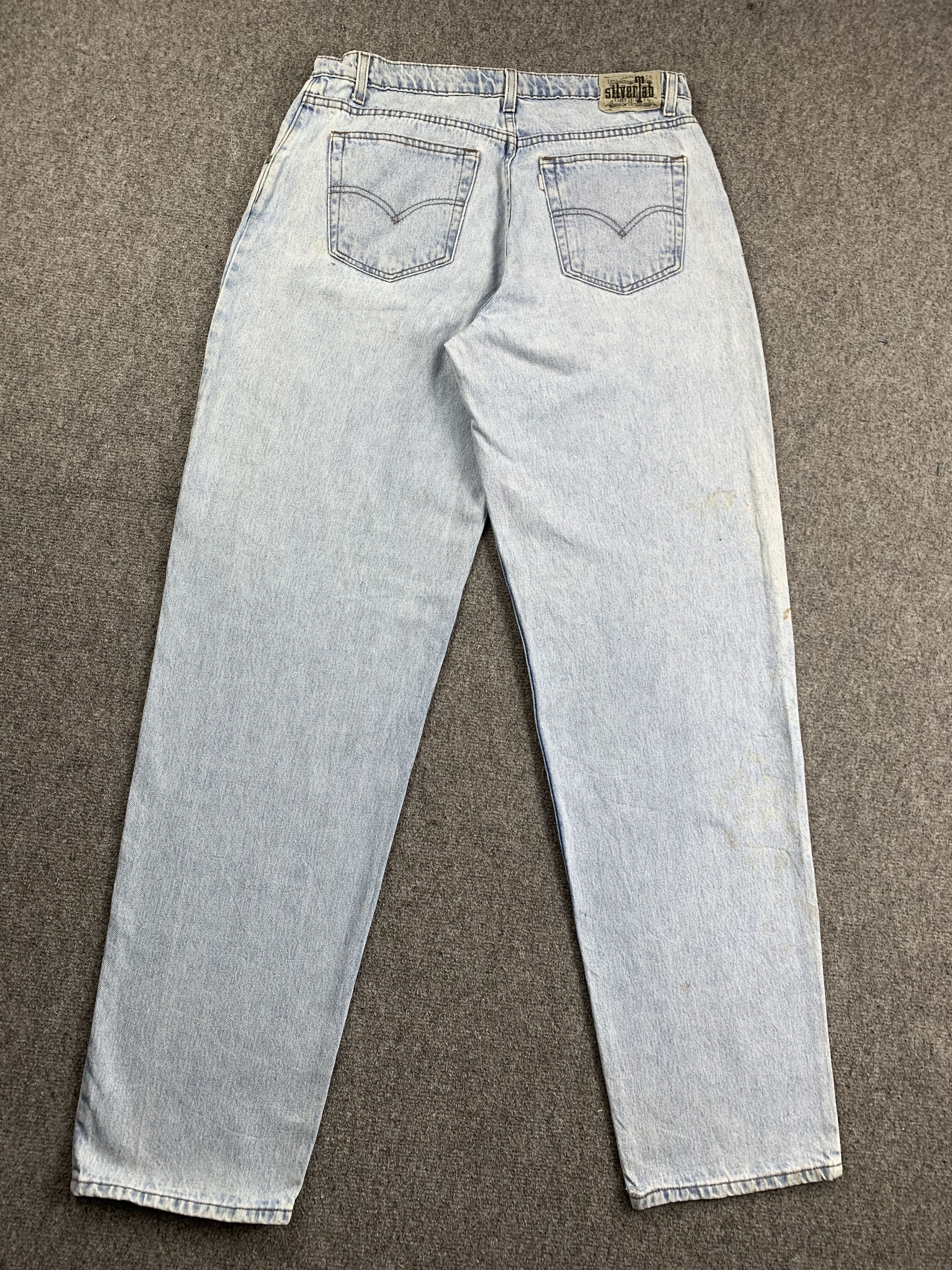 Levi's × Vintage Vintage 90s Levis Silvertab Light Wash Jeans Size US 34 / EU 50 - 3 Thumbnail