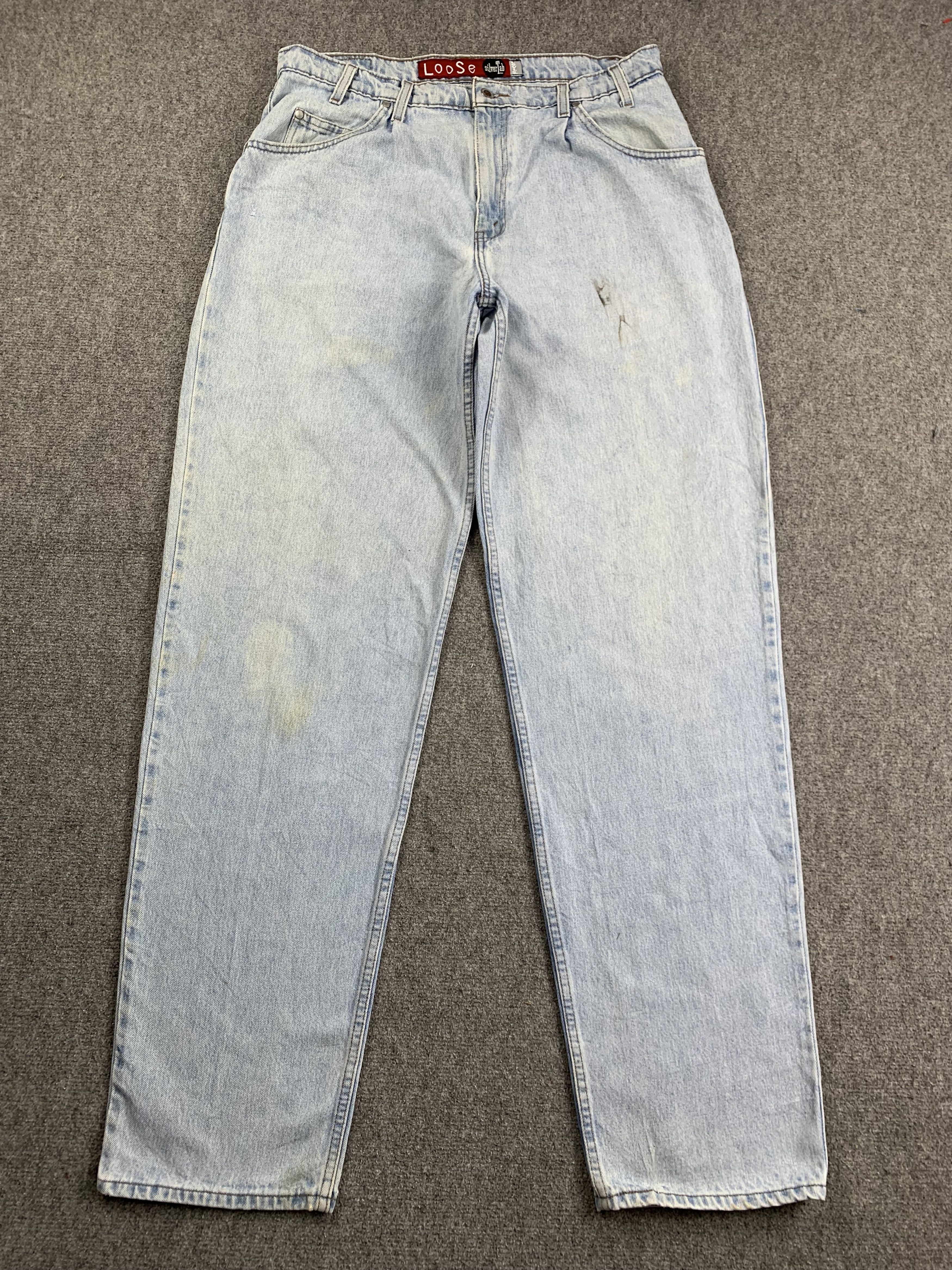 Levi's × Vintage Vintage 90s Levis Silvertab Light Wash Jeans Size US 34 / EU 50 - 1 Thumbnail