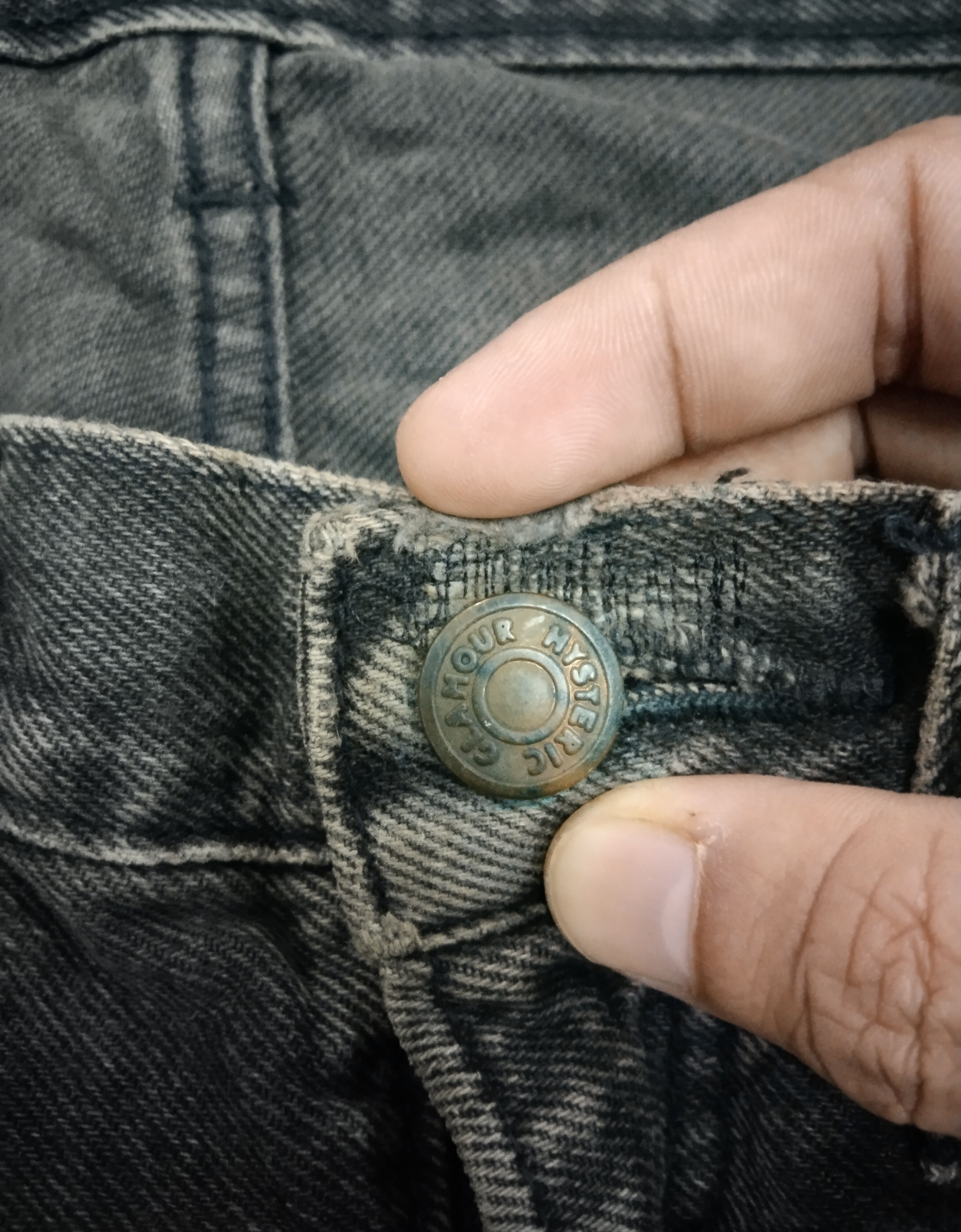 Hysteric Glamour DiSTRESSED HAGI MADE IN JAPAN HYSTERIC GLAMOUR DENIM PANTS Size US 29 - 7 Thumbnail