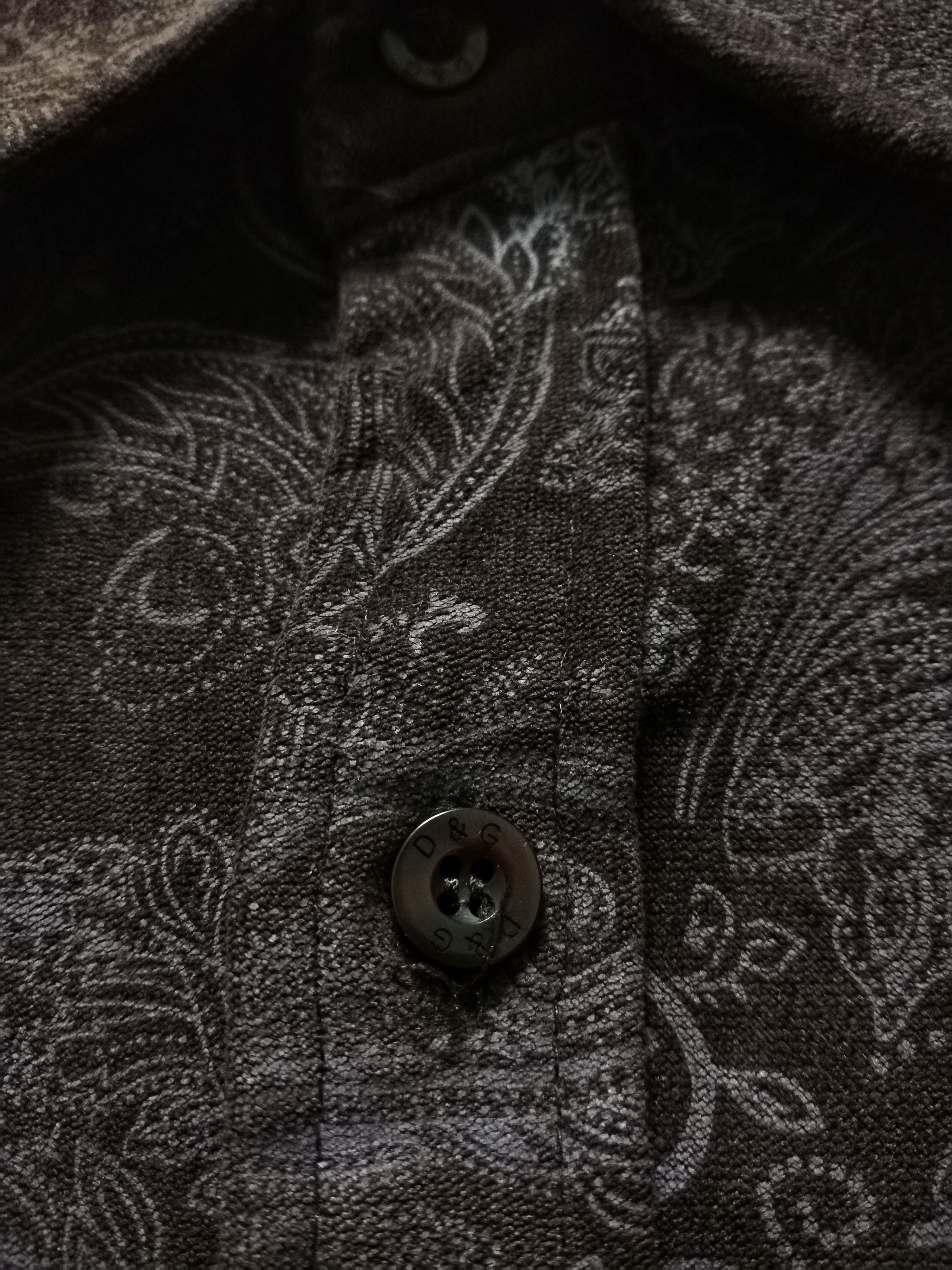 Dolce & Gabbana 🔥Vintage Dolce & Gabbana Paisley Printed Ls Shirts🔥 Size US L / EU 52-54 / 3 - 3 Thumbnail